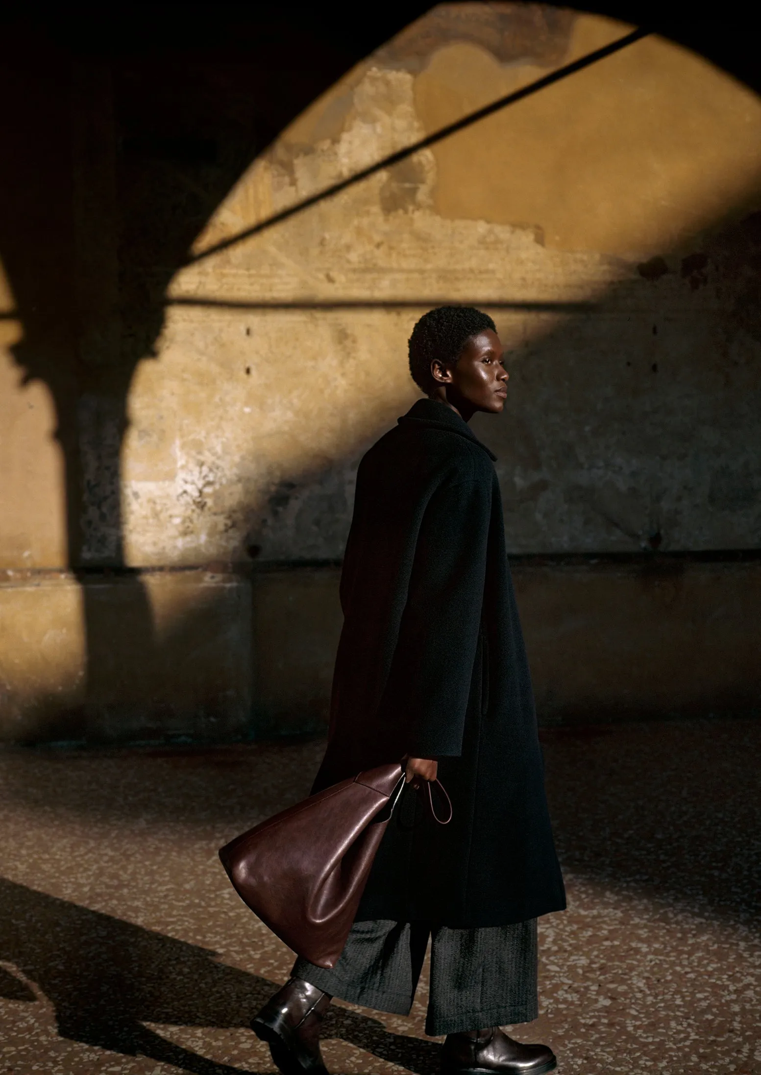 Wool Conservatoire Coat | Deep Navy sold by TOAST product image thumbnail 3