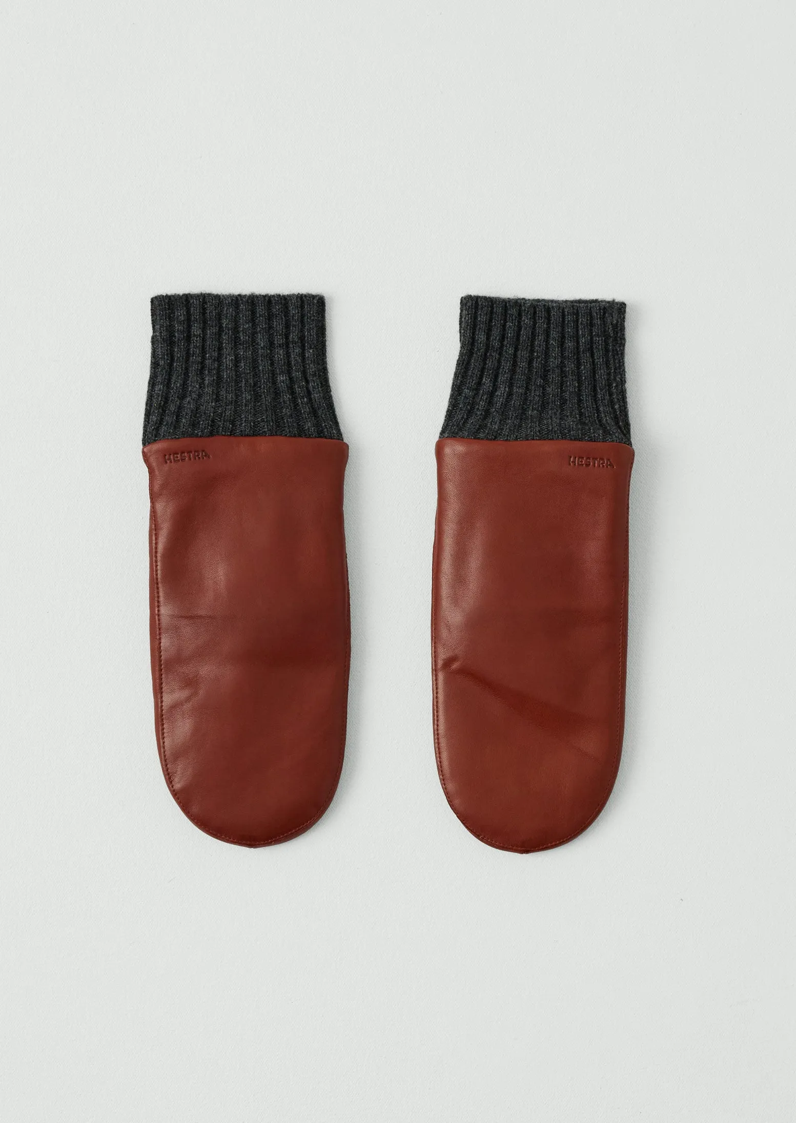 Hestra Tina Leather Mittens | Sienna sold by TOAST