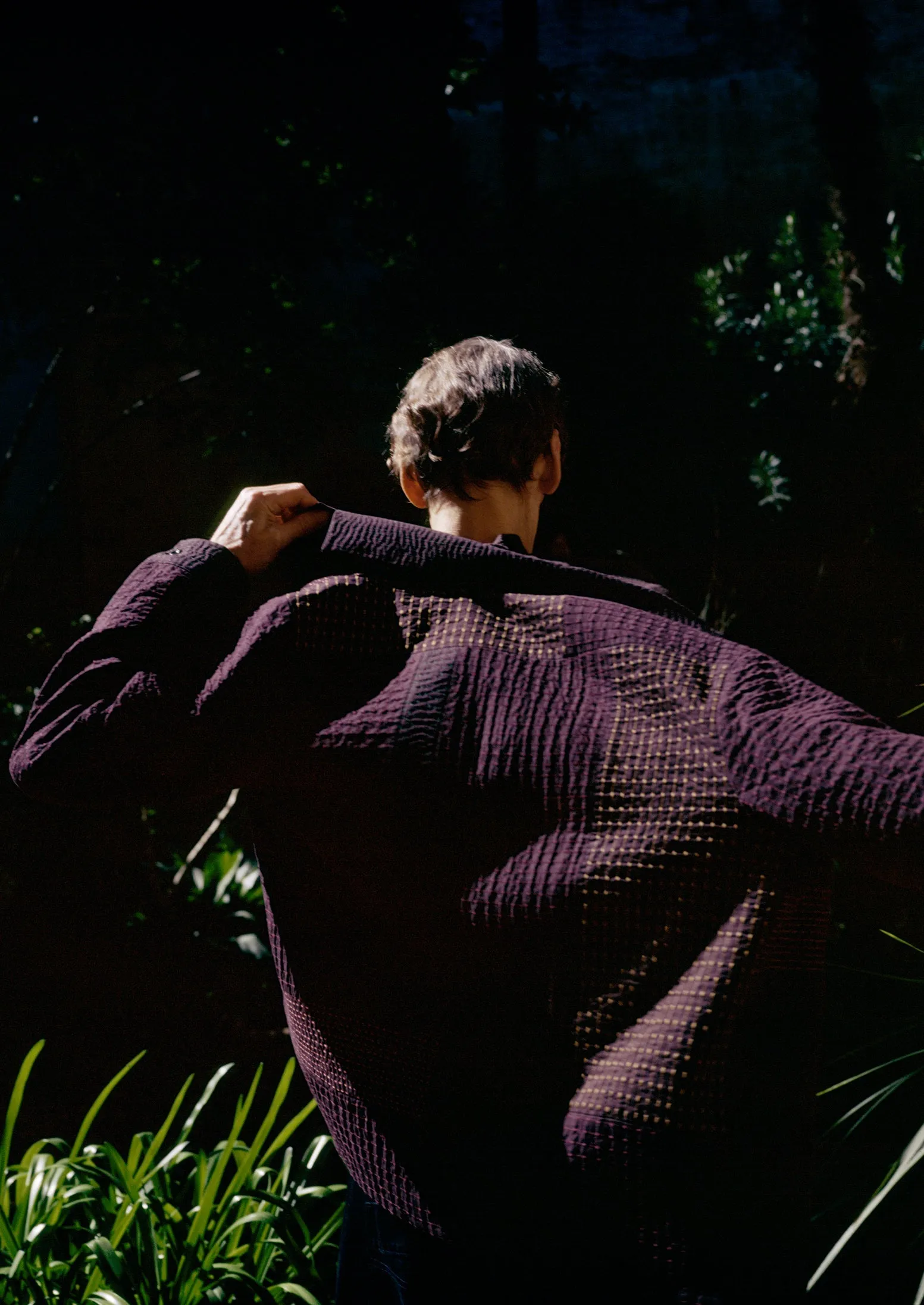 Patchwork Kantha Stitch Shirt | Black Walnut sold by TOAST product image thumbnail 2