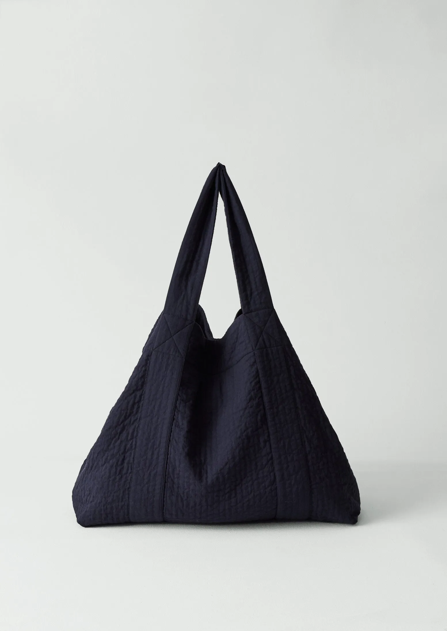 Quilted Cotton Lounge Bag | Indigo Blue sold by TOAST product image thumbnail 2