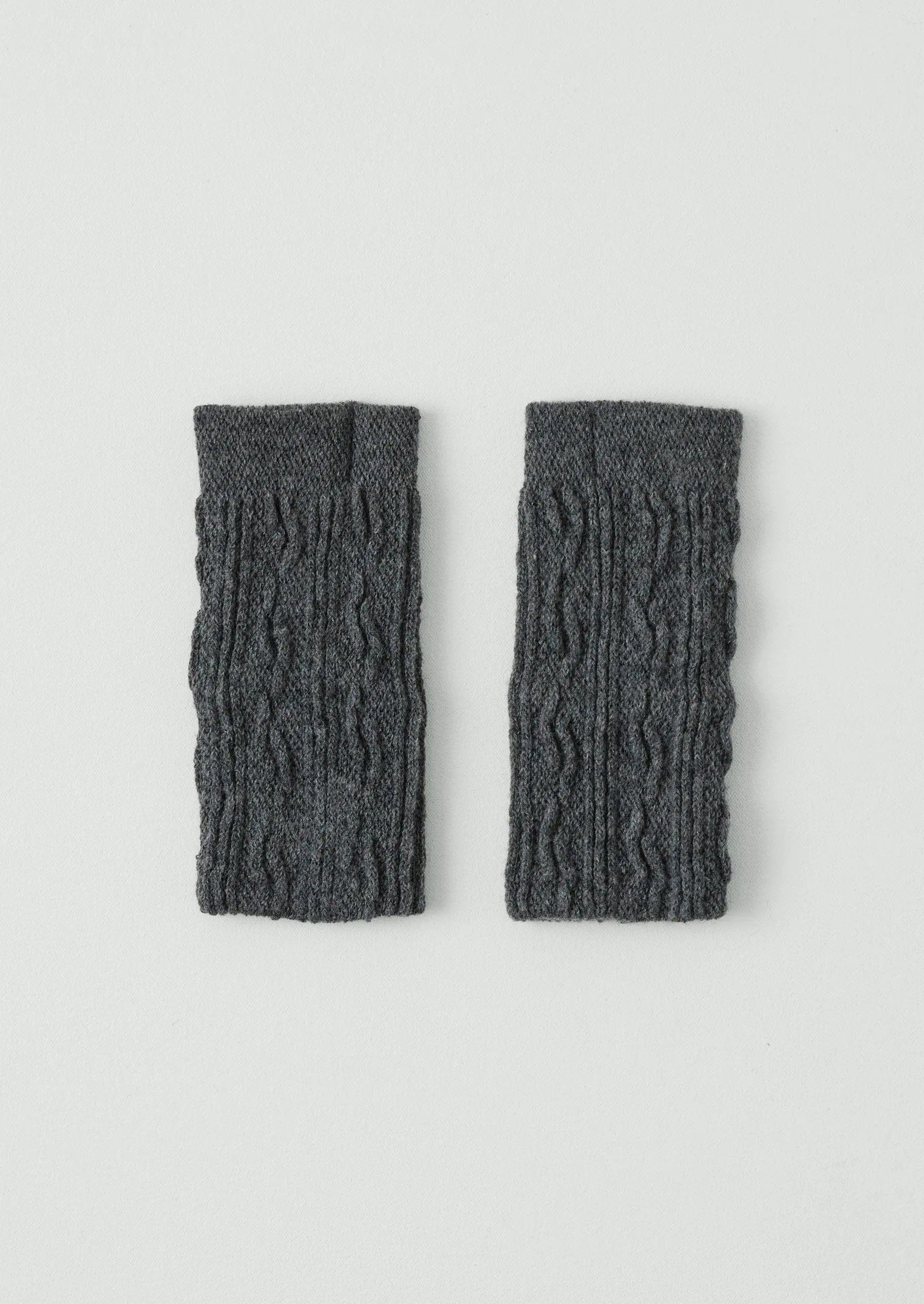 Nishiguchi Kutsushita Wool Hand Warmers | Charcoal sold by TOAST