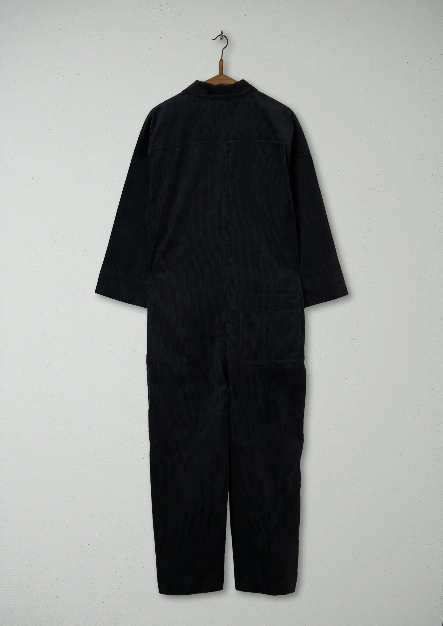 Reworn Wide Leg Organic Cord Jumpsuit Size L (864) | Charcoal sold by TOAST product image thumbnail 2