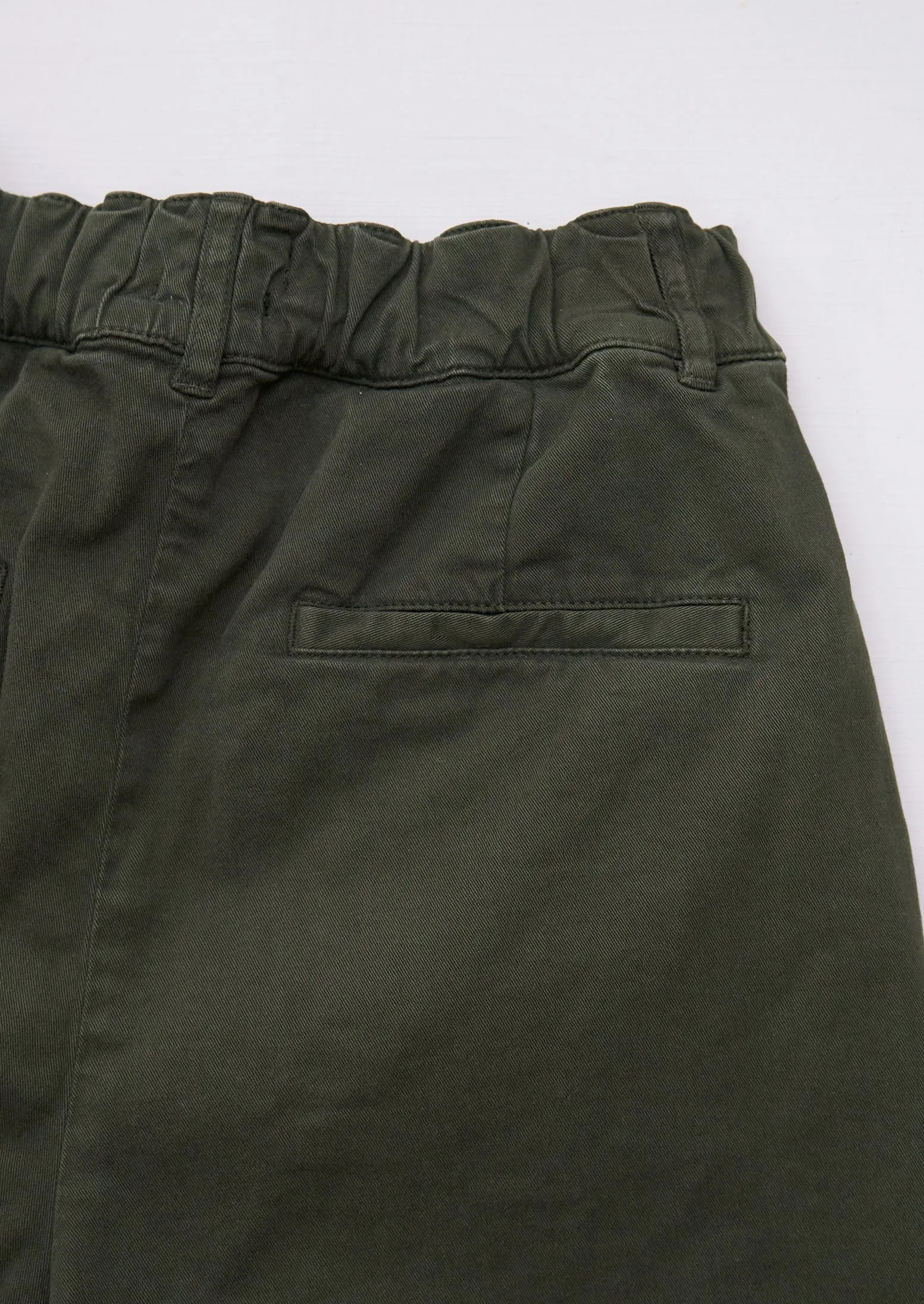 Reworn Cotton Twill Trousers Size 4 (854) | Loden sold by TOAST product image thumbnail 2
