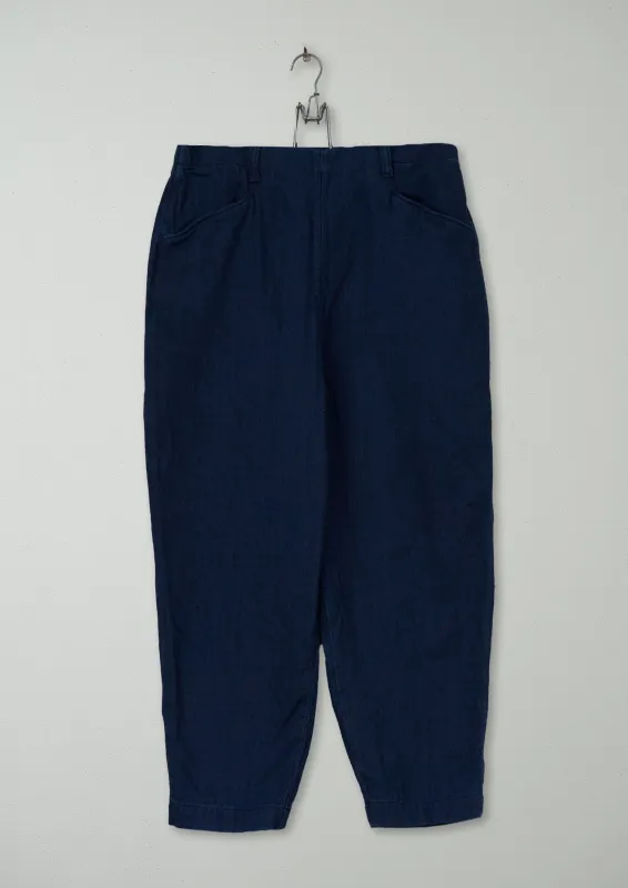 Reworn Alix Denim Trousers Size M (845) | Indigo sold by TOAST