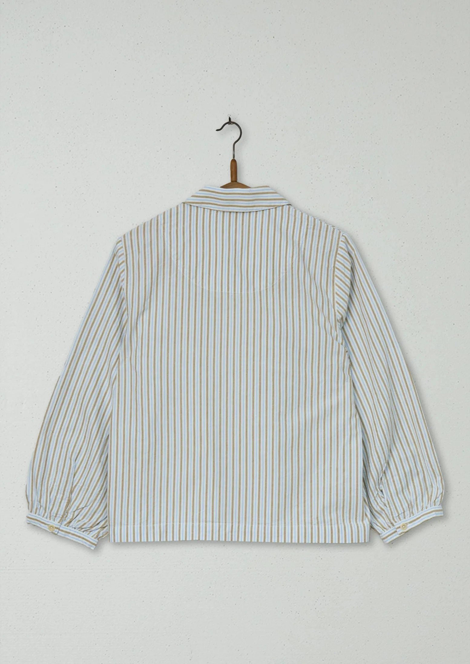Reworn Stripe Cotton PJ Shirt Size 14 (716) | Sky Blue sold by TOAST product image thumbnail 2
