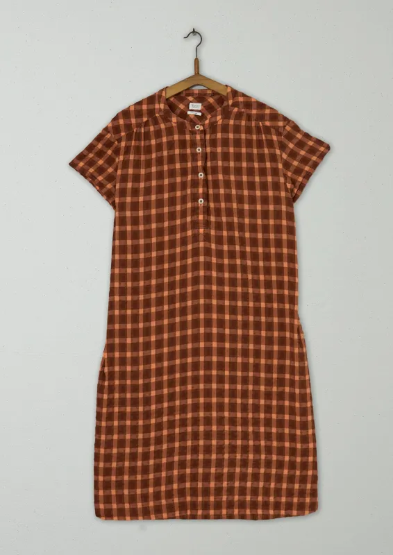 Reworn Check Cotton Nightdress Size L (153) | Multi sold by TOAST