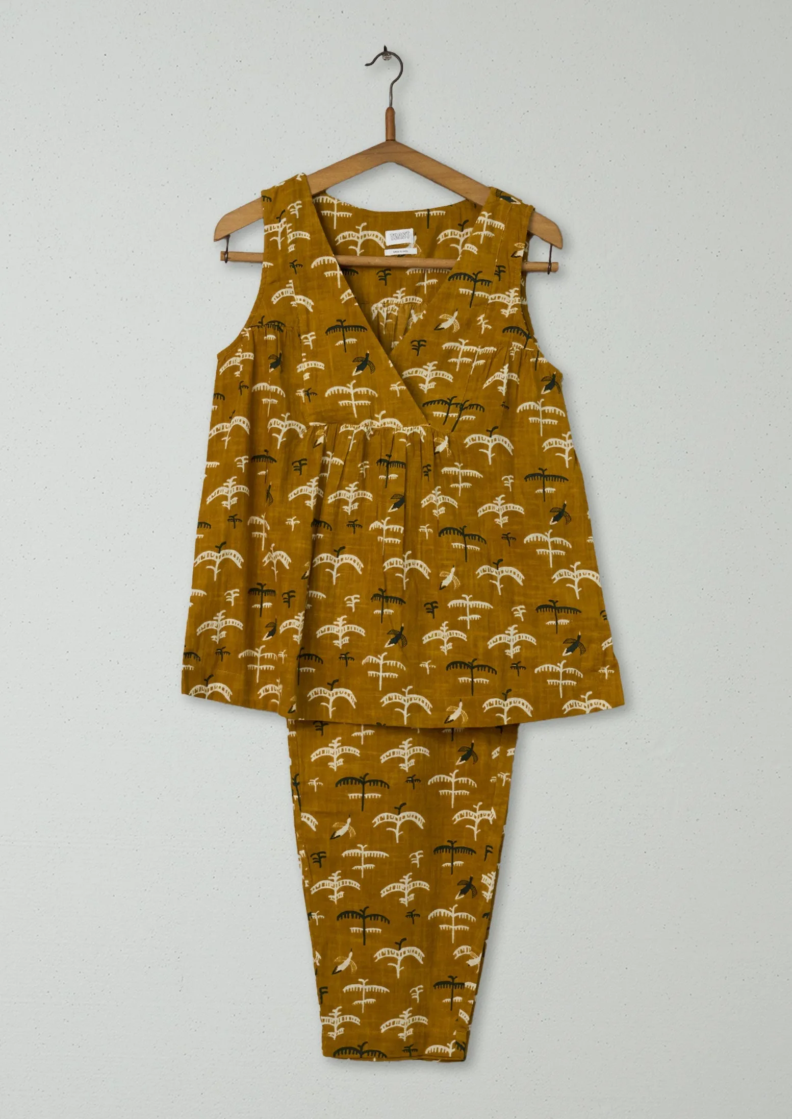 Reworn Ginkgo Print Pyjamas Size XS (136) | Multi sold by TOAST