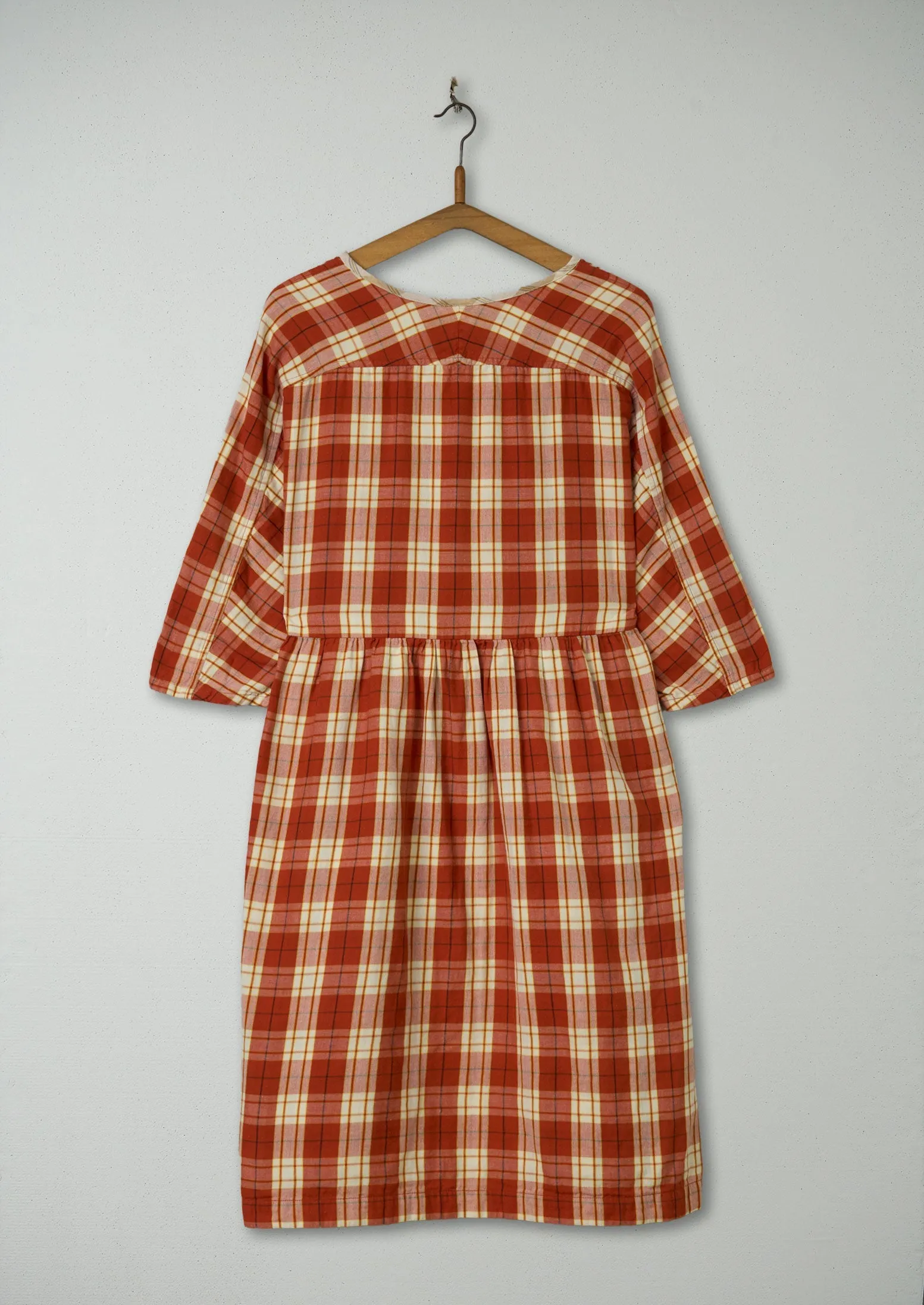 Reworn Check Cotton Nightie Size L (152) | Multi sold by TOAST product image thumbnail 2