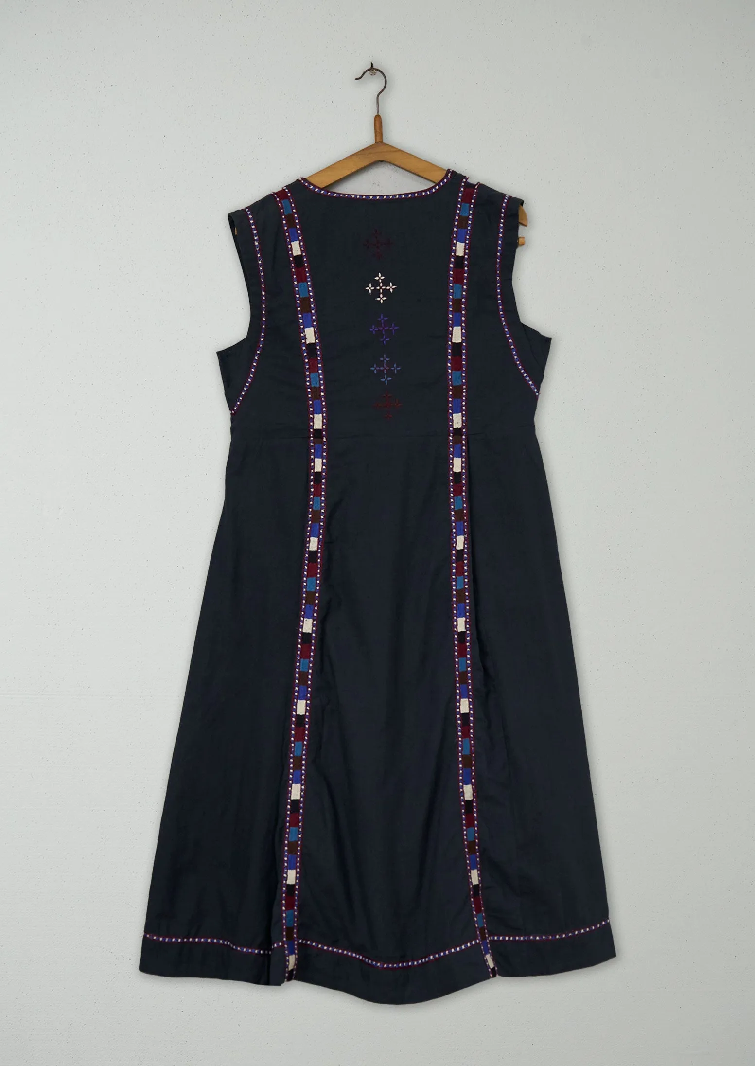 Reworn Embroidered Tunic Dress Size 12 (1267) | Multi sold by TOAST product image thumbnail 2