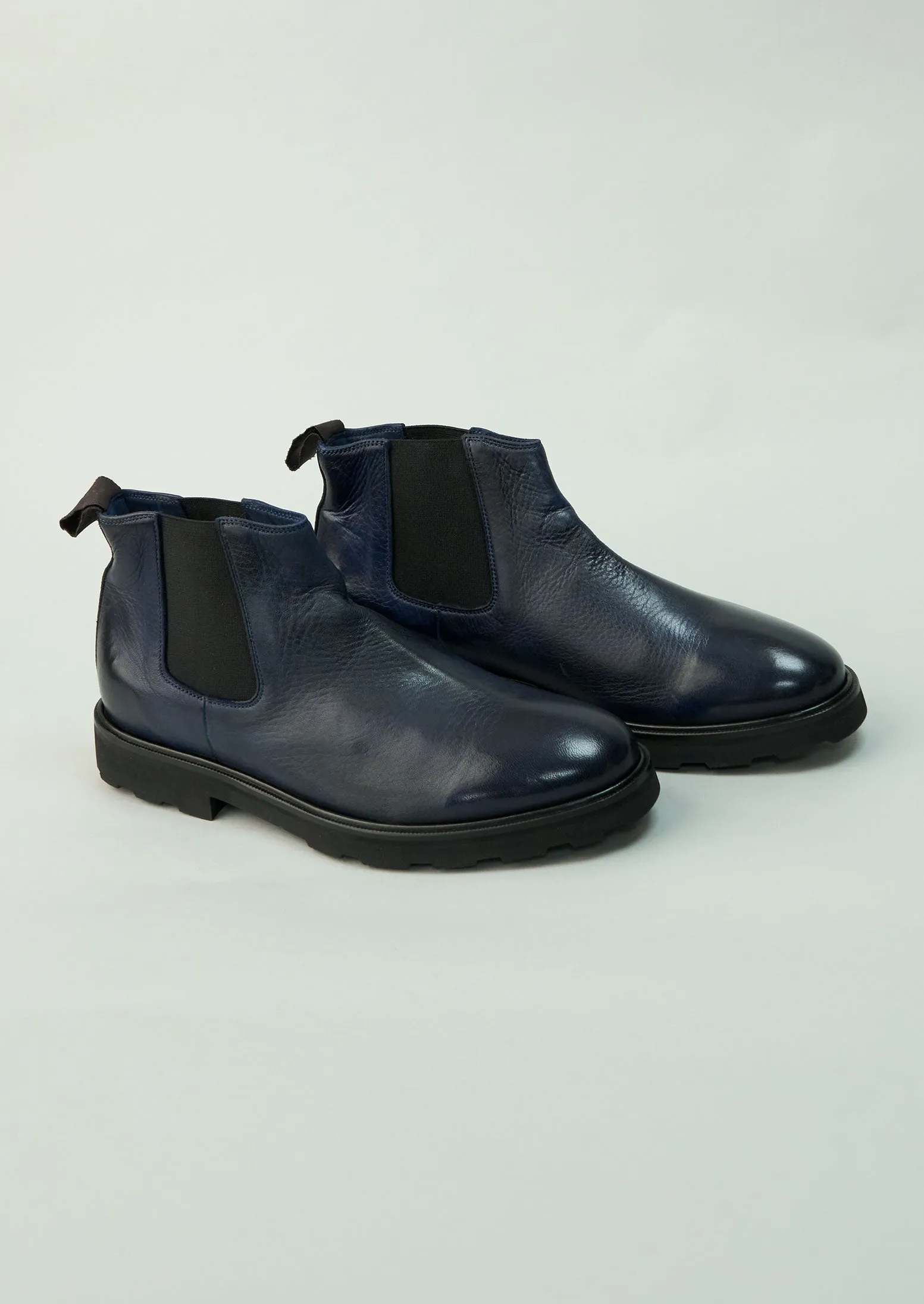 Reworn Sturlini Chelsea Boots Size 41 (411) | Blue sold by TOAST