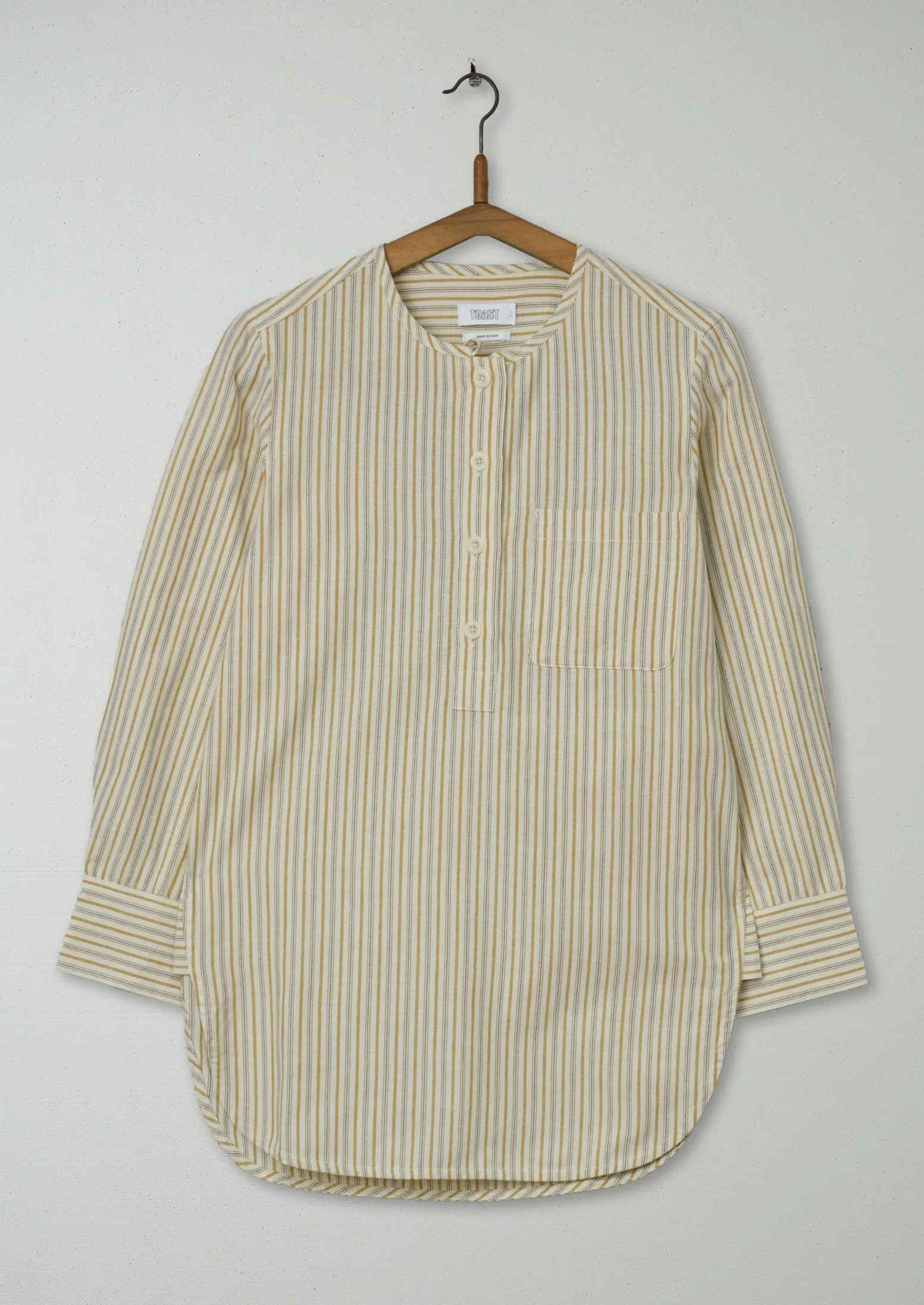 Reworn Stripe Cotton Shirt Size 6 (711) | Multi sold by TOAST