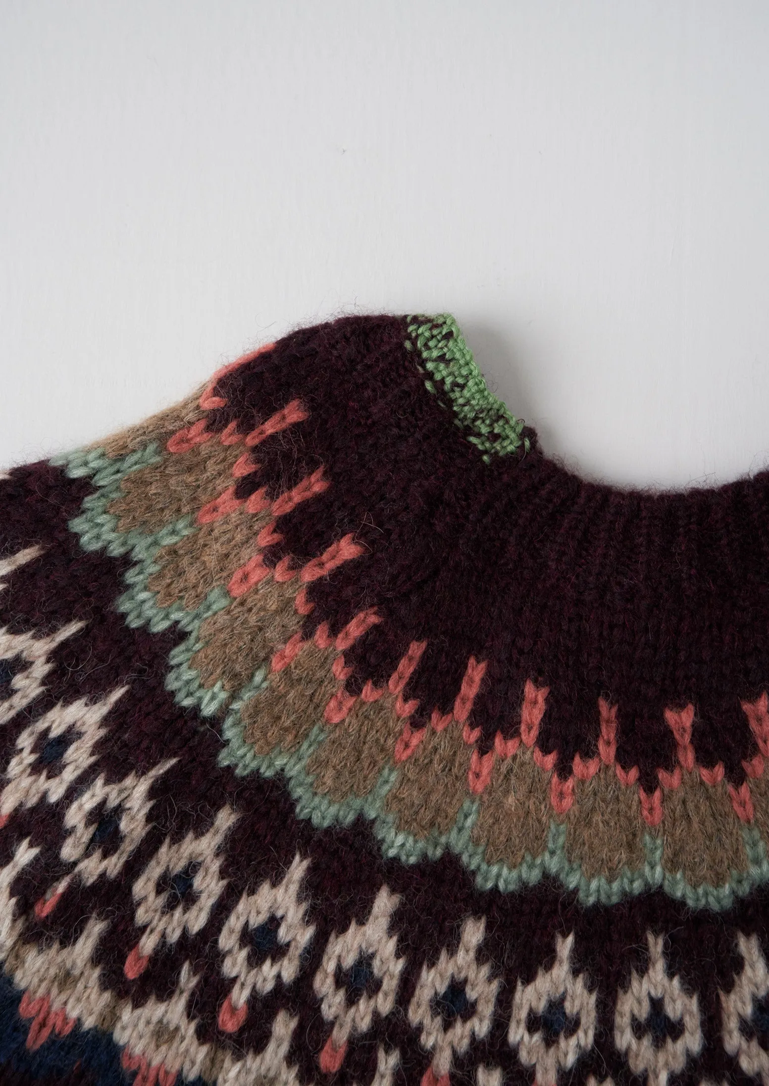 Renewed Lofty Jaquard Yoke Sweater Size M (133) | Plum Multi sold by TOAST product image thumbnail 3