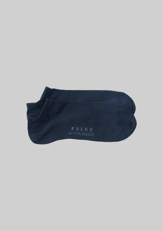 Falke Active Trainer Socks | Navy Melange sold by TOAST