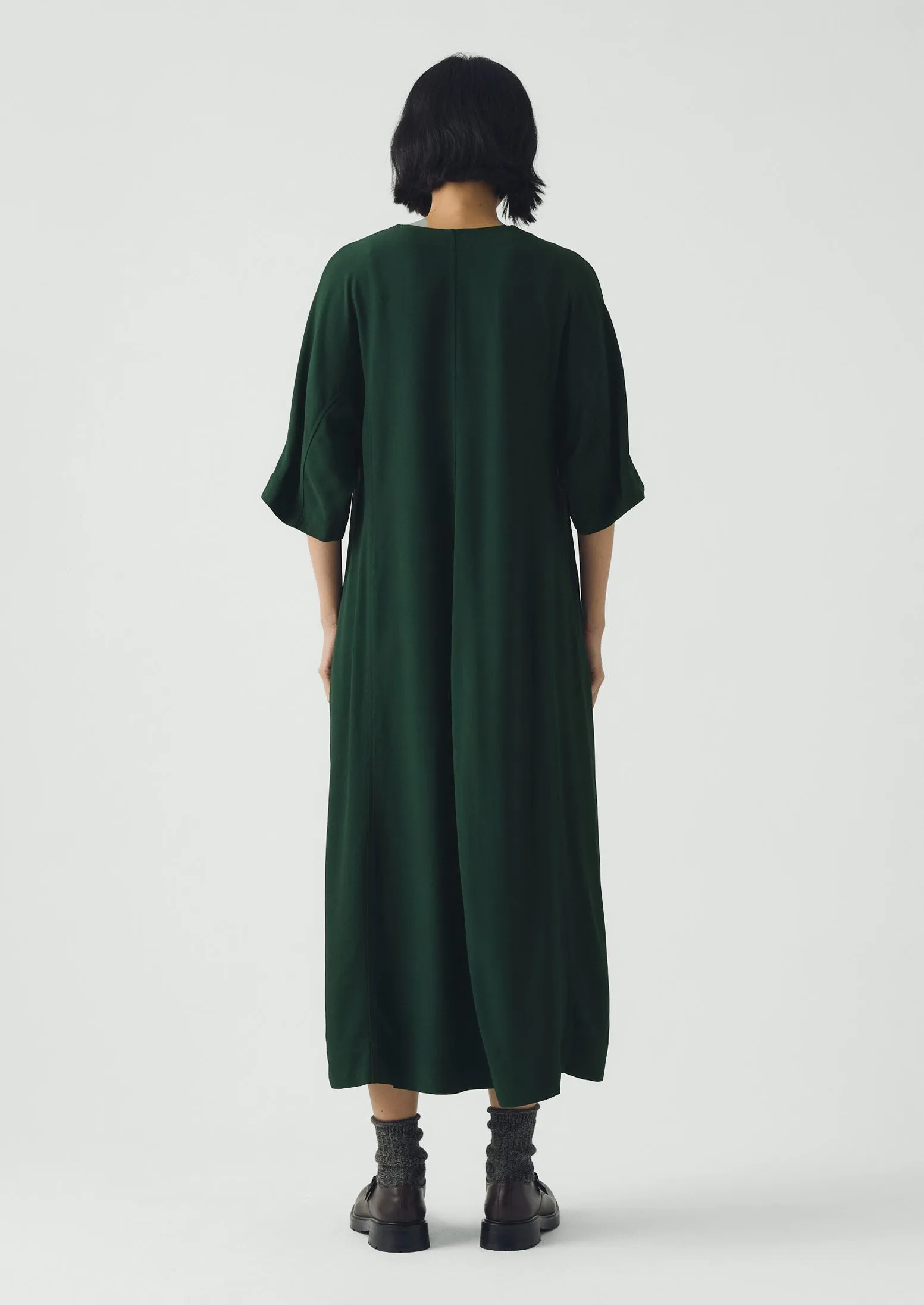 Satin Back Crepe Dress | Oil sold by TOAST product image thumbnail 4