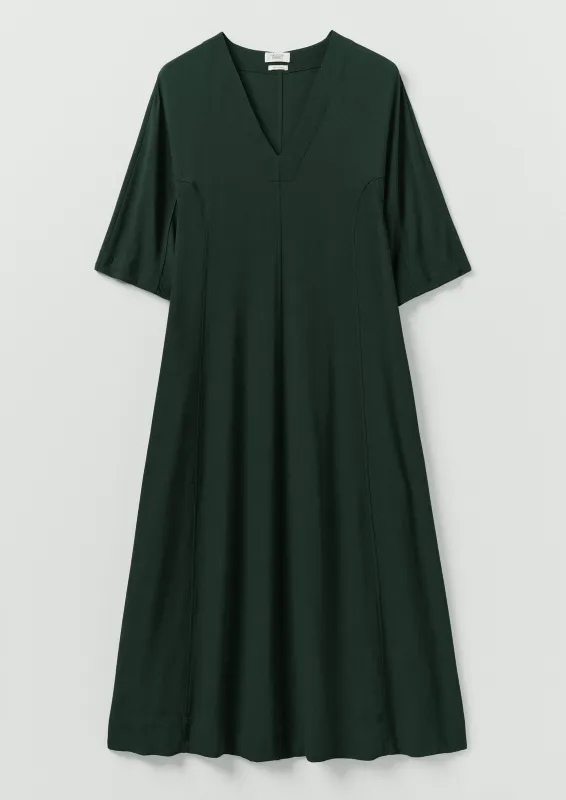 Satin Back Crepe Dress | Oil sold by TOAST