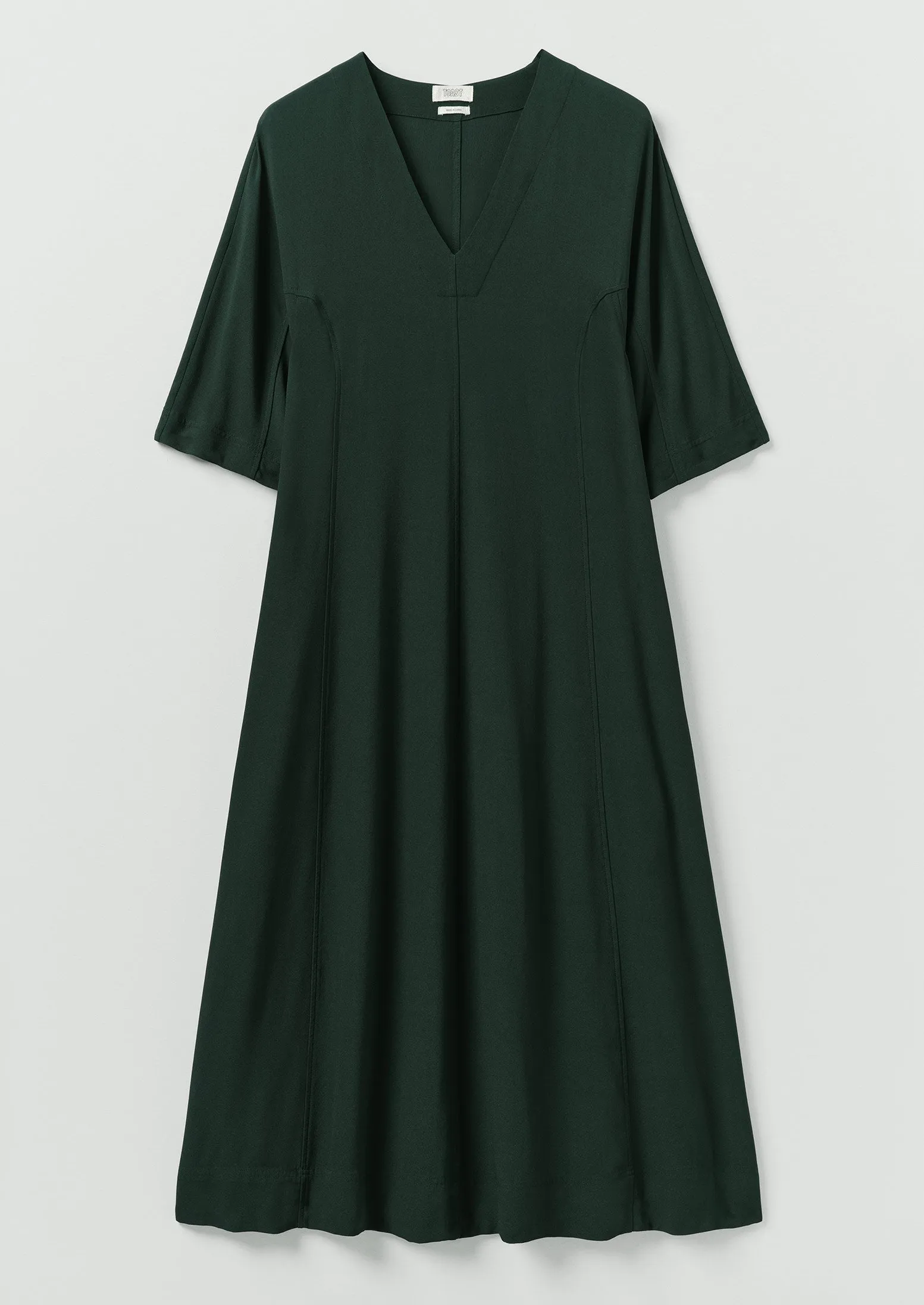 Satin Back Crepe Dress | Oil sold by TOAST