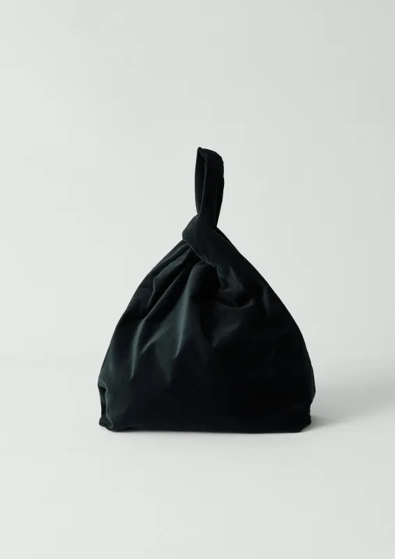 Cotton Velvet Knot Bag | Oil sold by TOAST