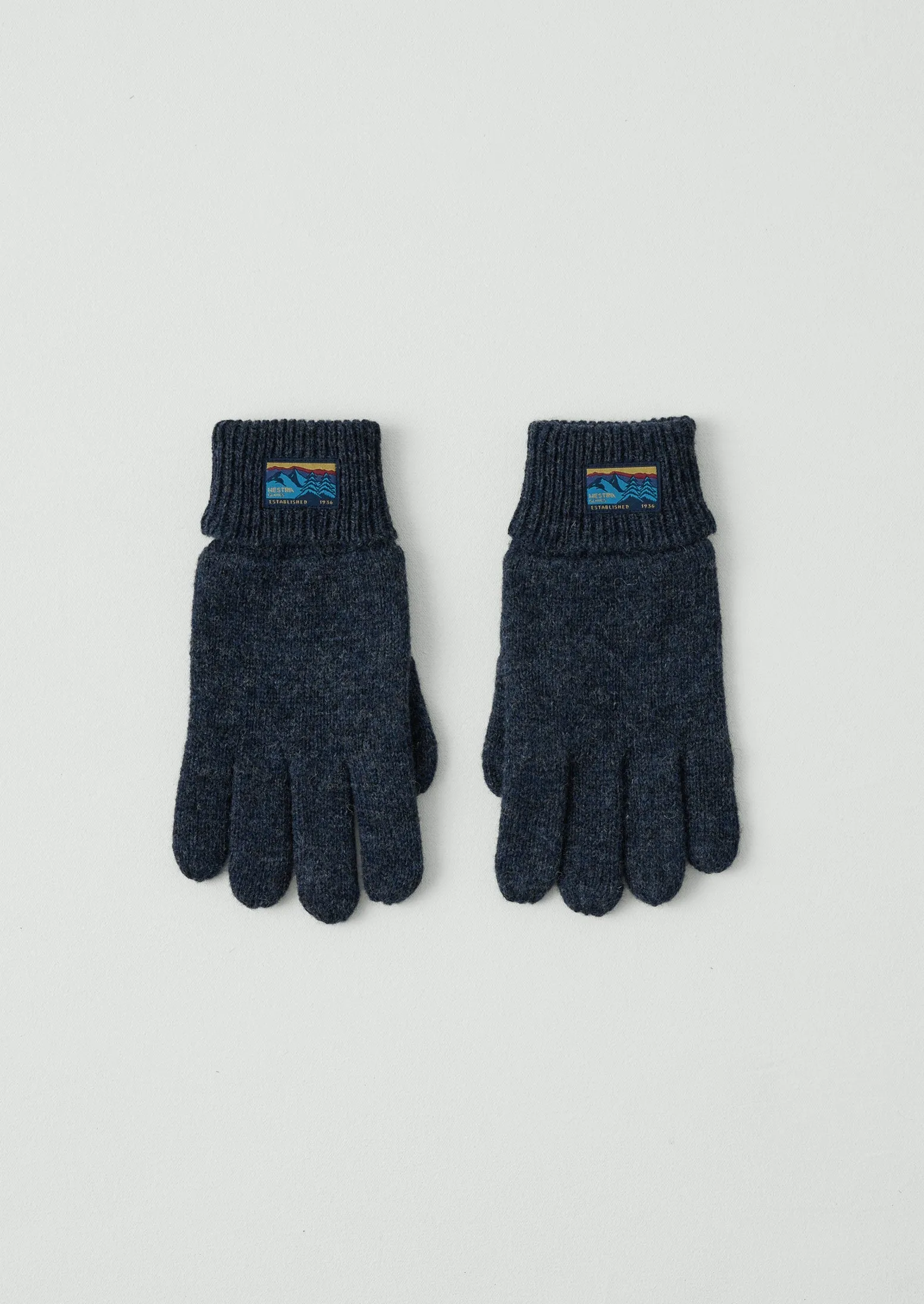 Hestra Knitted Gloves | Navy sold by TOAST