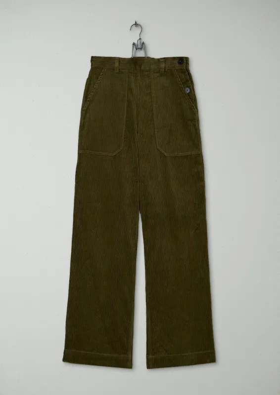 Reworn Organic Cord Trousers Size 6 (839) | Barley sold by TOAST