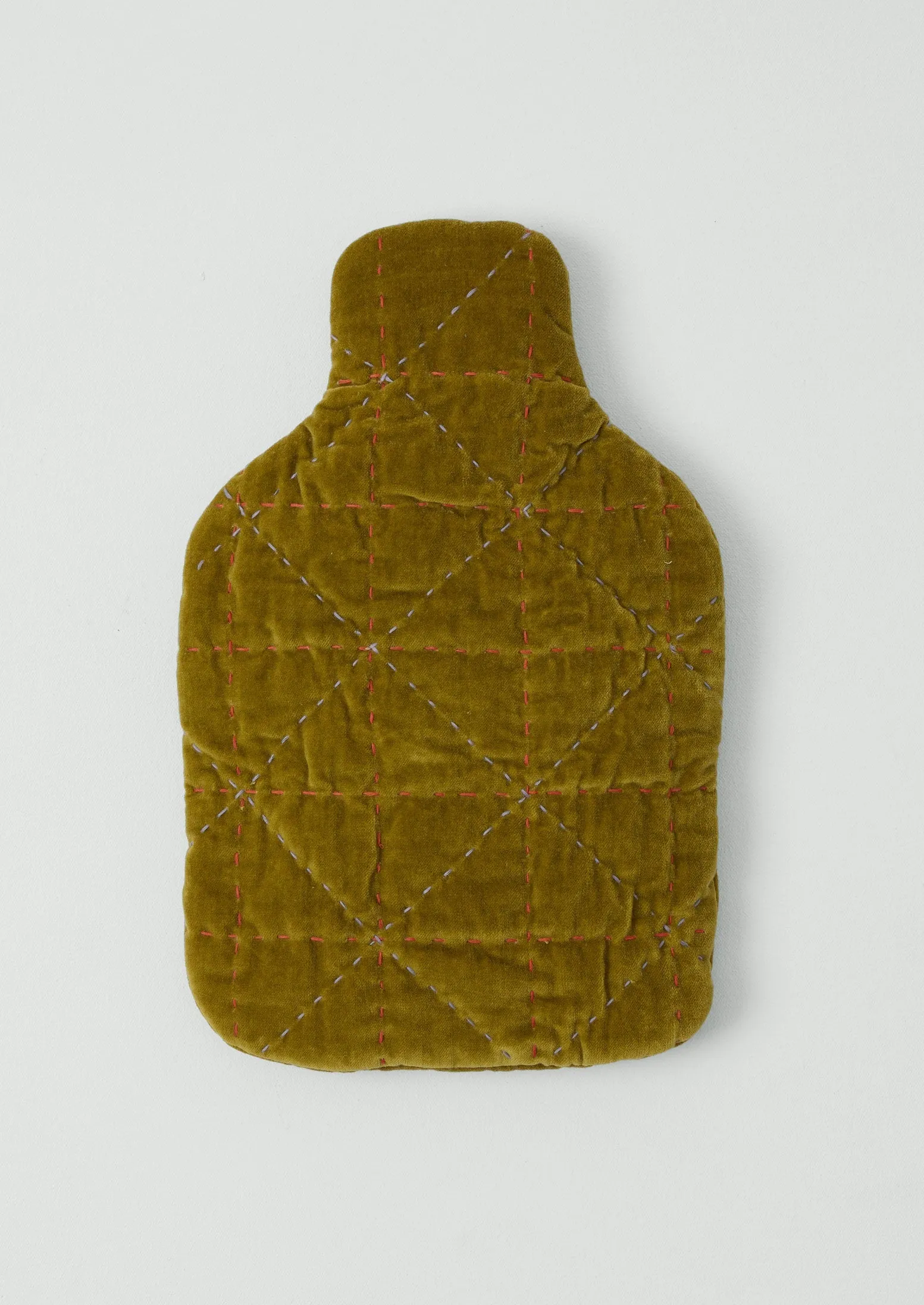 Quilted Velvet Hot Water Bottle Cover | Pomelo sold by TOAST product image thumbnail 2