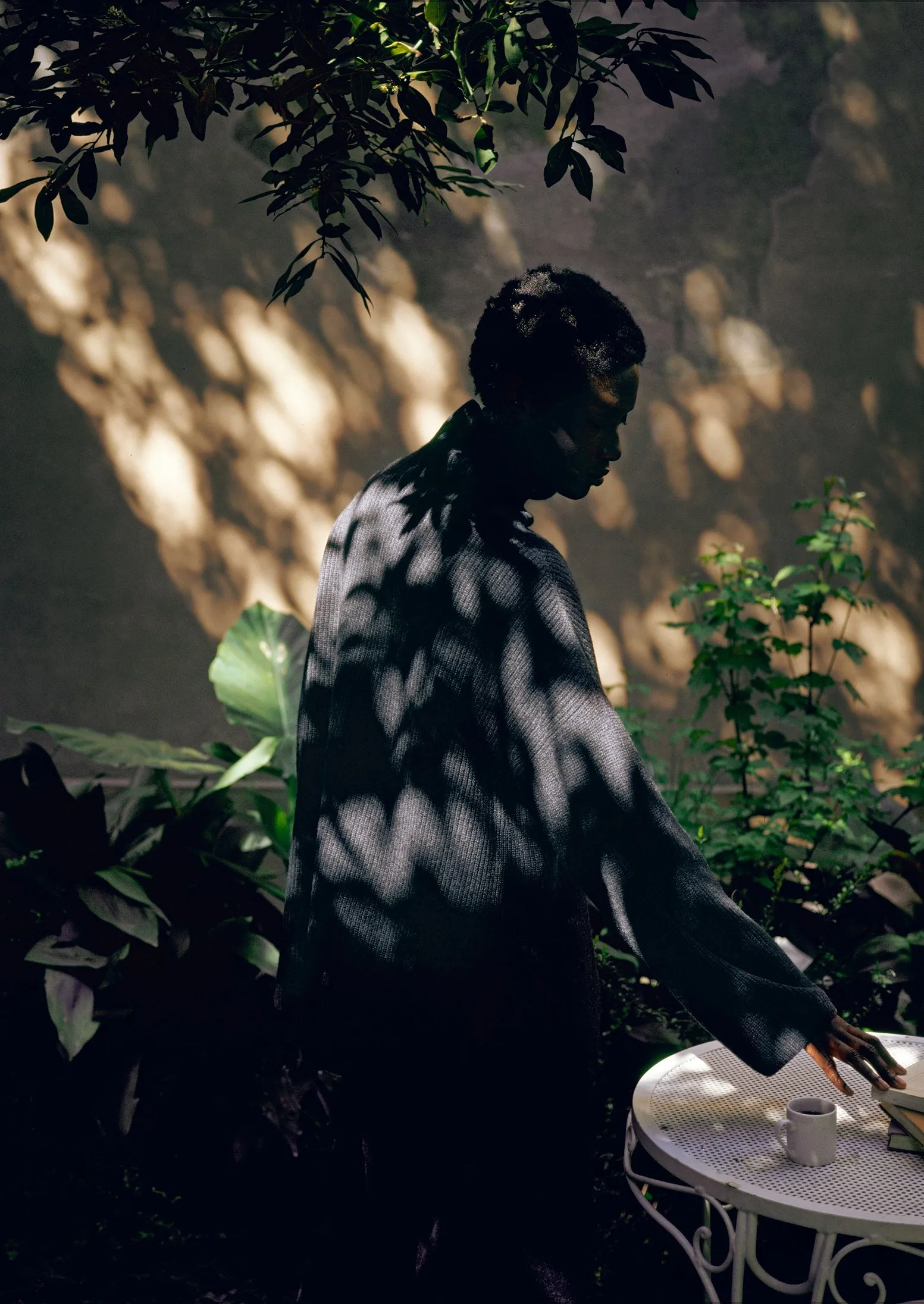 Wool Cashmere Oversized Ribbed Sweater | Charcoal sold by TOAST product image thumbnail 3