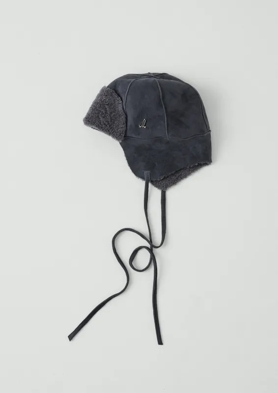 Muehlbauer Sheepskin Hat | Anthracite sold by TOAST
