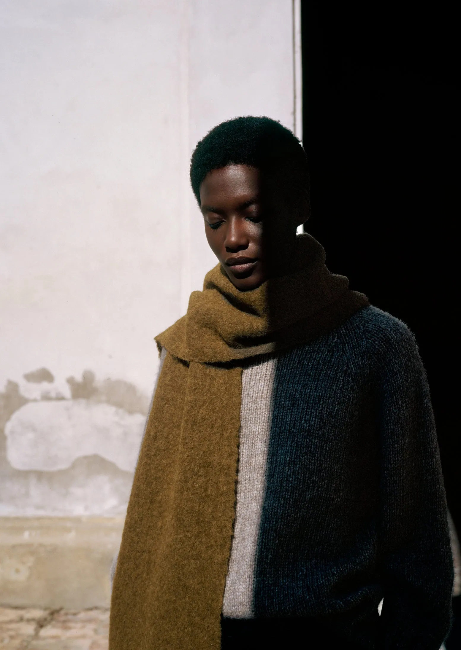 Textured Scarf | Moss sold by TOAST product image thumbnail 3