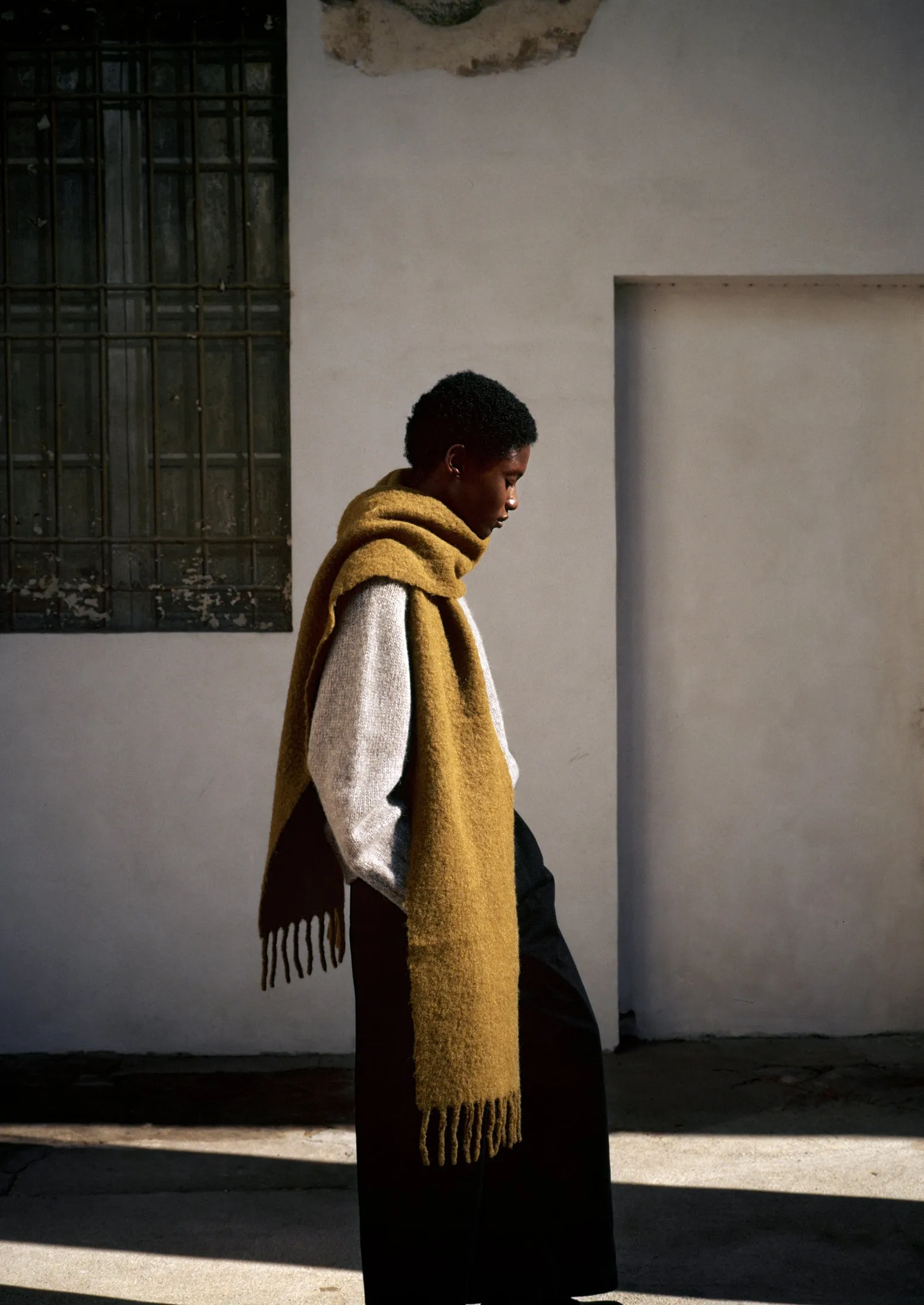 Textured Scarf | Moss sold by TOAST product image thumbnail 2