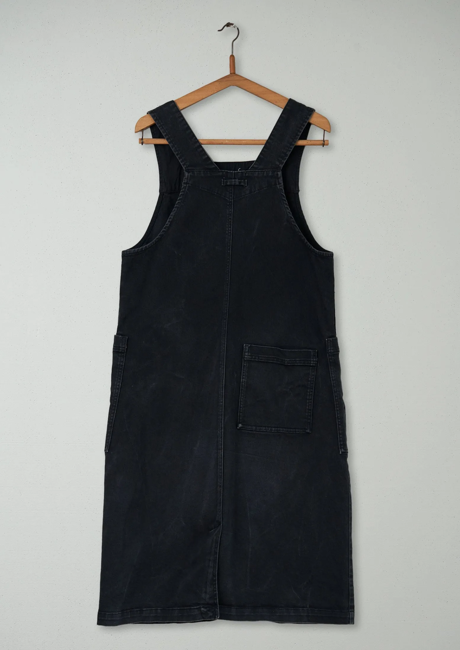 Reworn Pinafore Dress Size 8 (1305) | Black sold by TOAST product image thumbnail 2