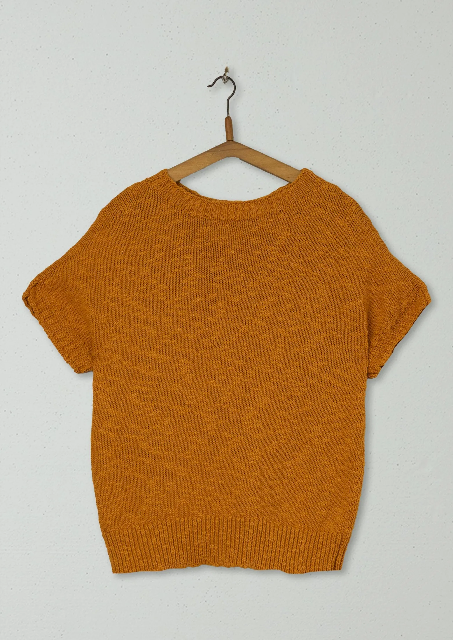 Reworn Cotton Cap Sleeve Sweater Size XS (411) | Spice sold by TOAST product image thumbnail 2