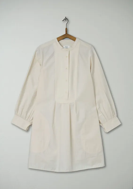 Reworn Cotton Long Shirt Size 6 (738) | Ecru sold by TOAST