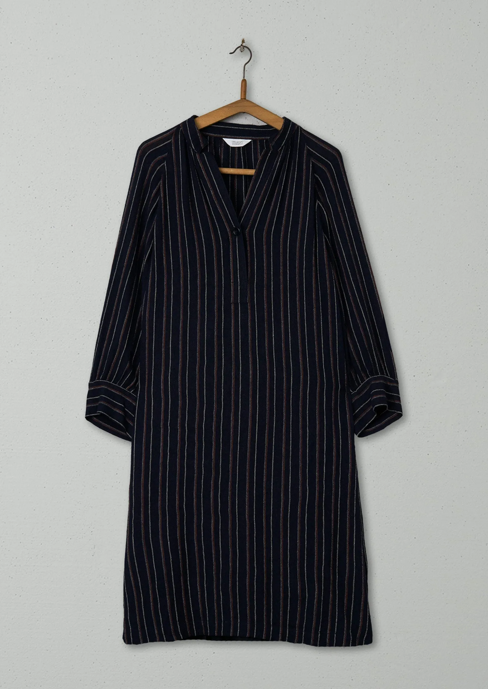 Reworn Gauze Tunic Dress Size 18 (1312) | Multi sold by TOAST