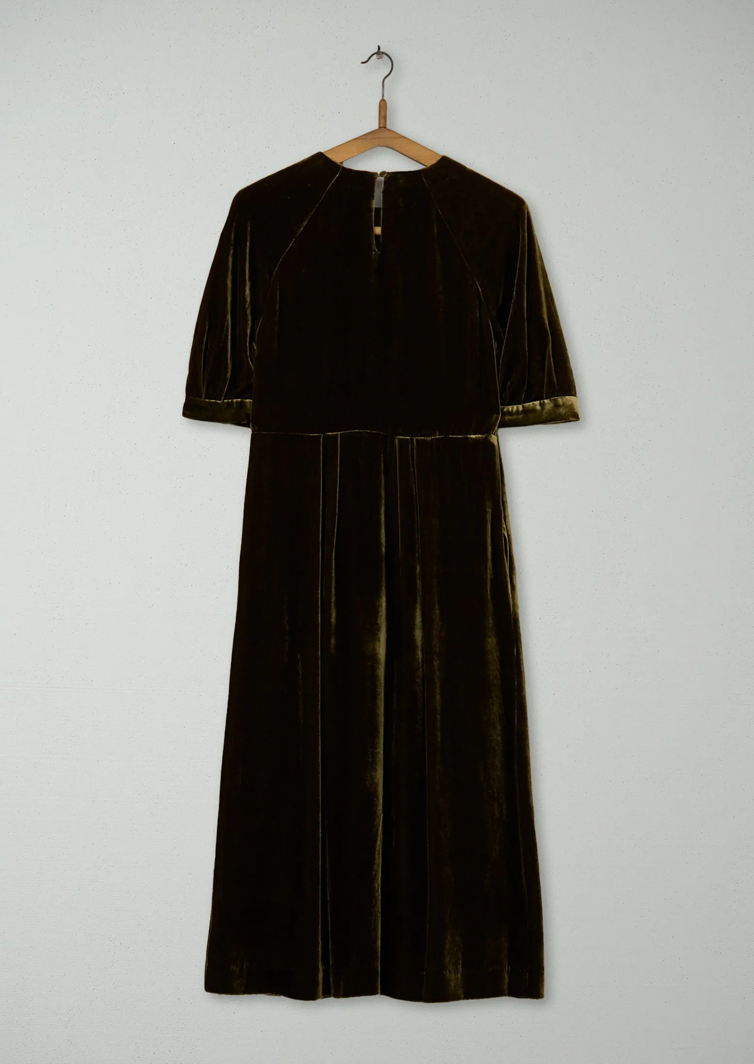 Reworn Silk Velvet Dress Size 8 (1307) | Caper sold by TOAST product image thumbnail 2