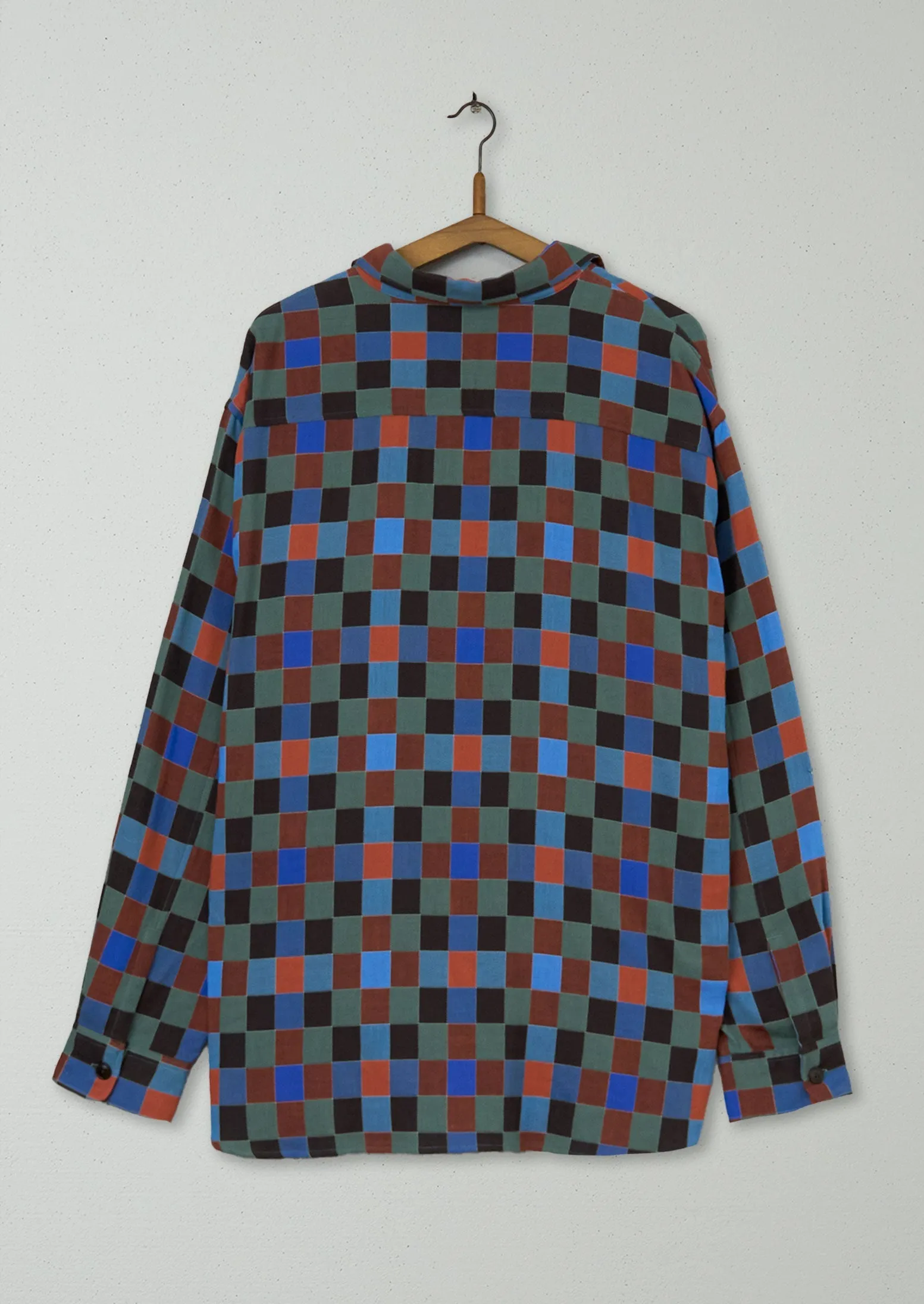 Reworn Check Cotton Shirt Size M (022) | Multi sold by TOAST product image thumbnail 2
