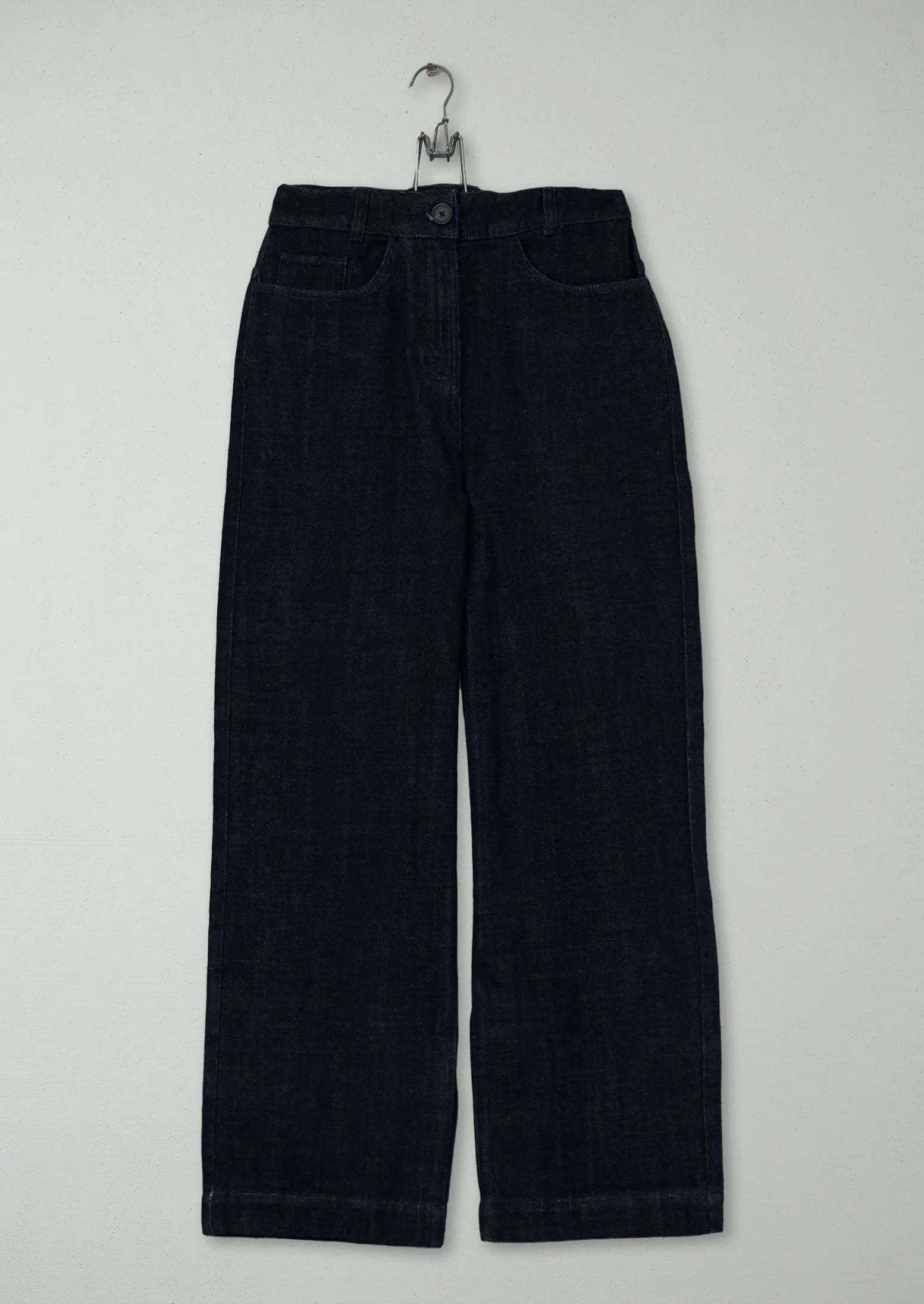 Reworn Denim Wide Leg Trousers size 6 (812) | Indigo sold by TOAST