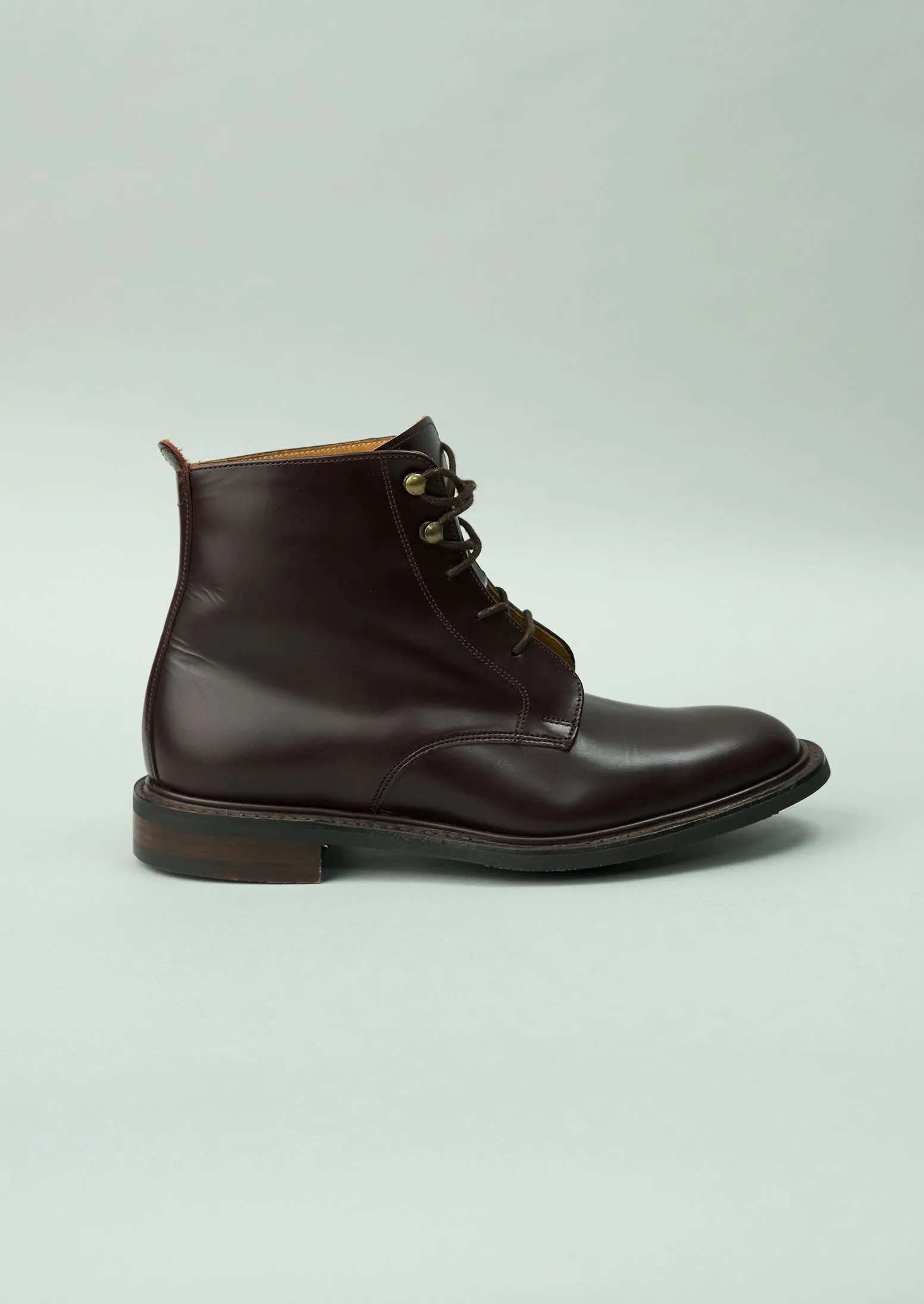 Reworn Cheaney Lace Up Boots Size 4 (430) | Burgundy sold by TOAST product image thumbnail 2