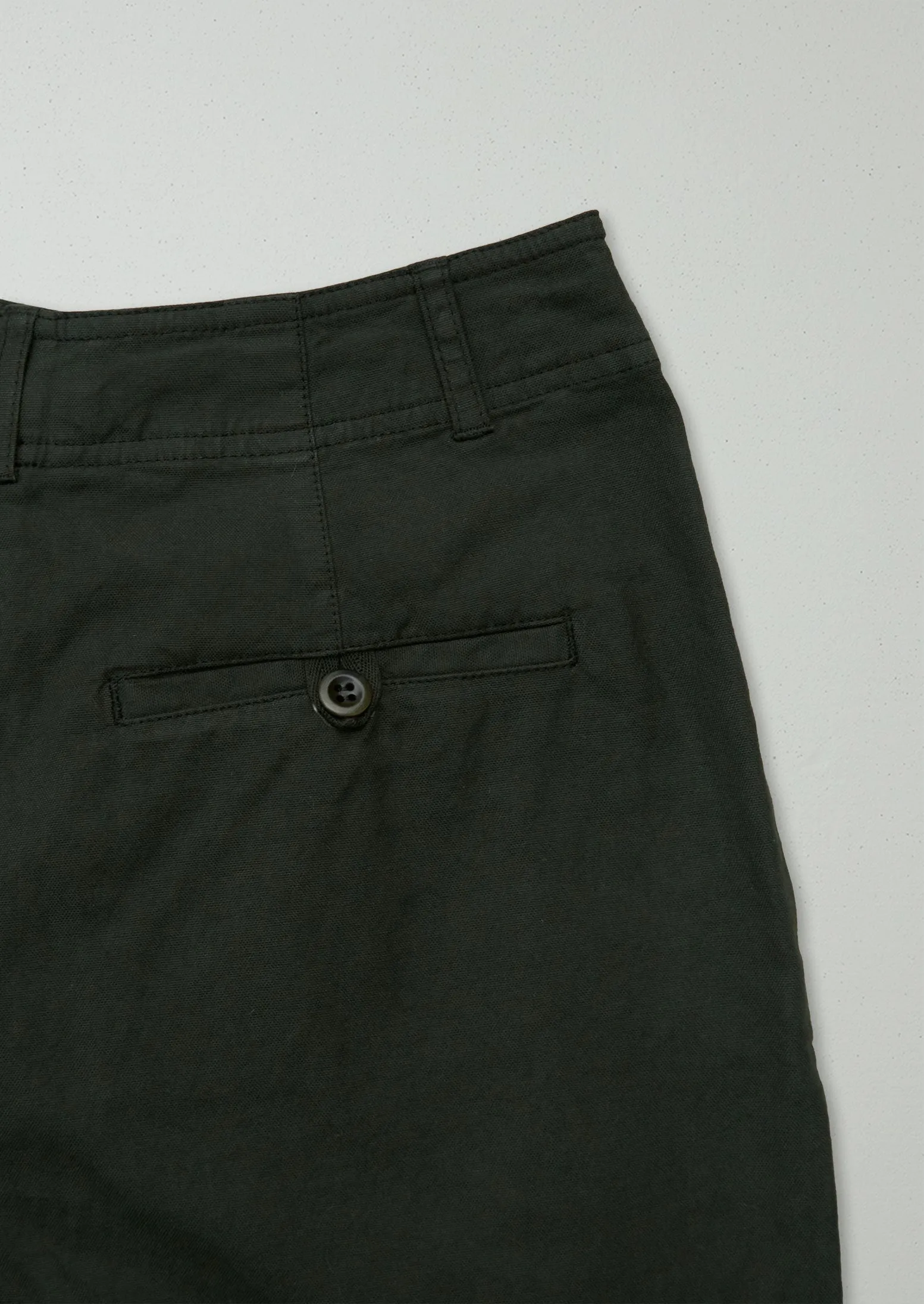 Reworn Cotton Canvas Trousers Size 8 (900) | Ash Green sold by TOAST product image thumbnail 2