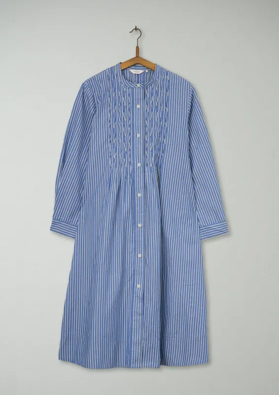 Reworn Pintuck Cotton Dress Size 10 (1301) | Multi sold by TOAST