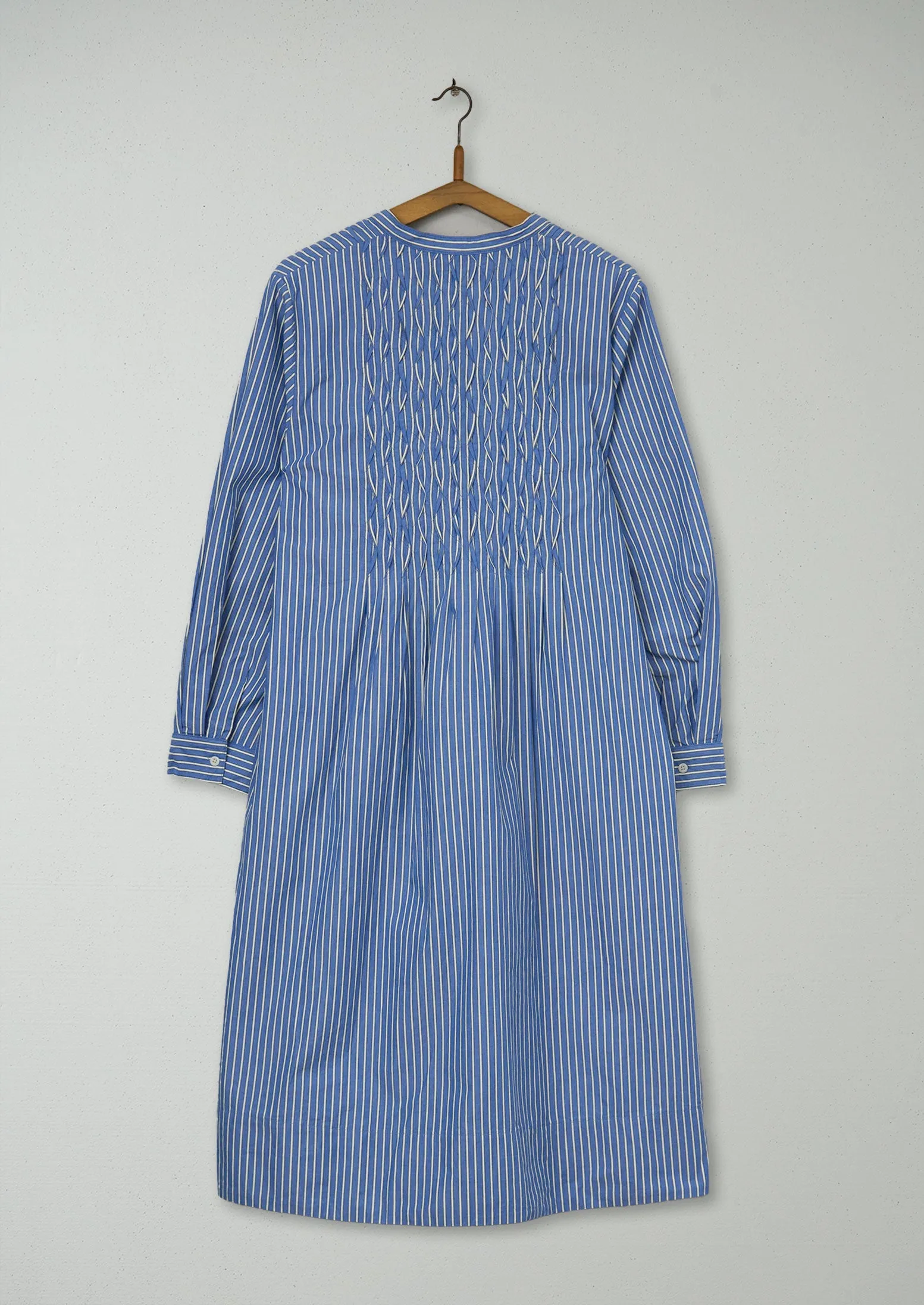 Reworn Pintuck Cotton Dress Size 10 (1301) | Multi sold by TOAST product image thumbnail 2