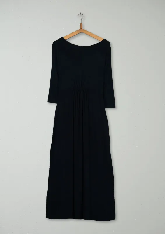 Reworn Bamboo Dress Size 8 (1194) | Black sold by TOAST