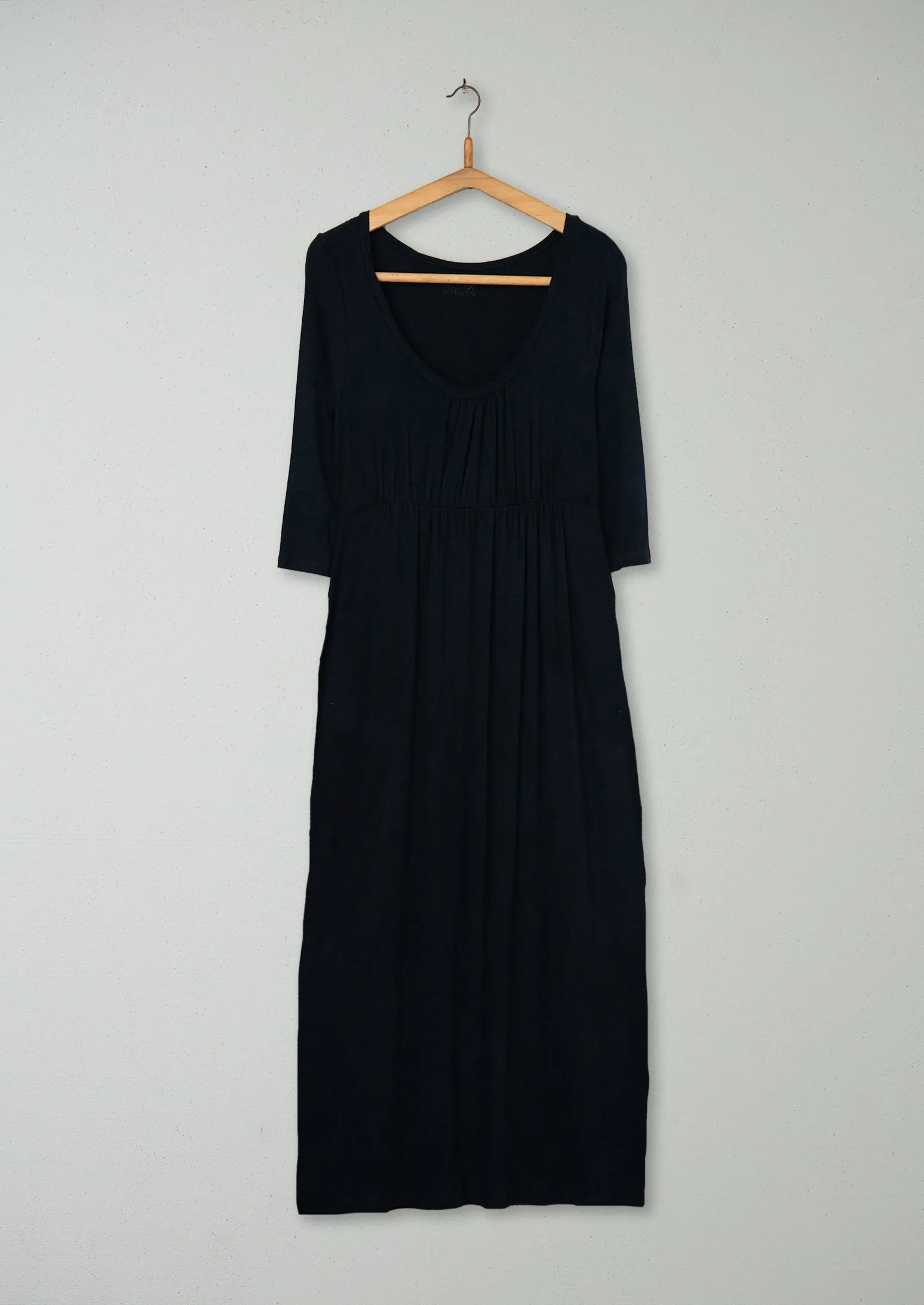 Reworn Bamboo Dress Size 8 (1194) | Black sold by TOAST product image thumbnail 2