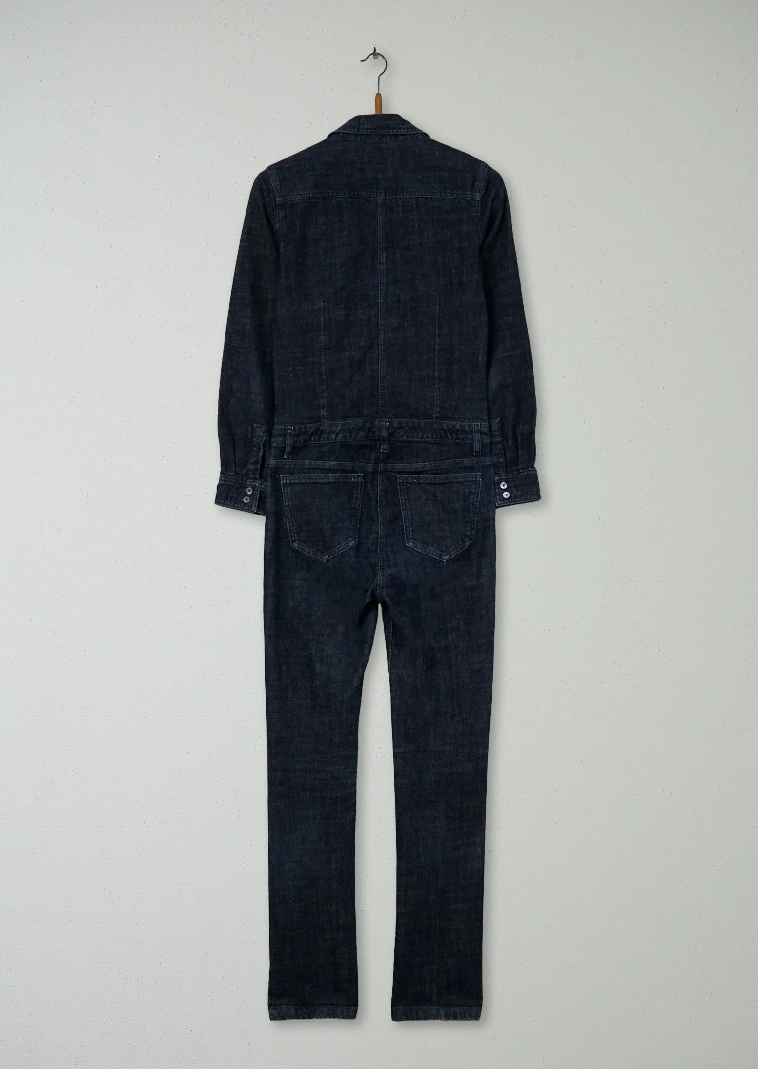 Reworn Denim Jumpsuit Size 6 (922) | Indigo sold by TOAST product image thumbnail 2