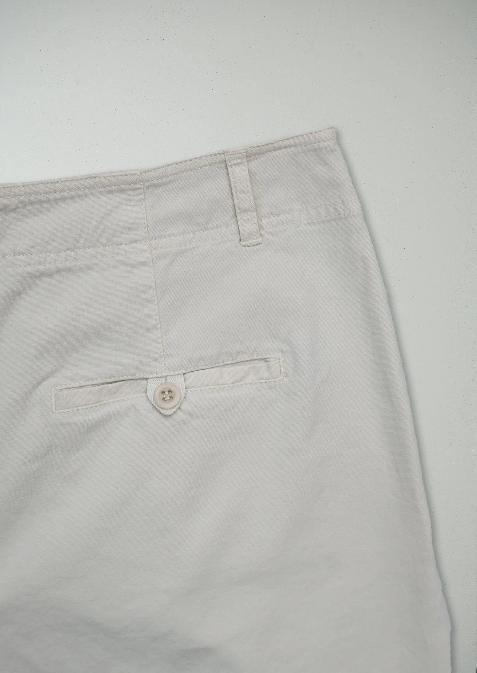 Reworn Cotton Canvas Trousers Size 14 (840) | Parchment sold by TOAST product image thumbnail 2