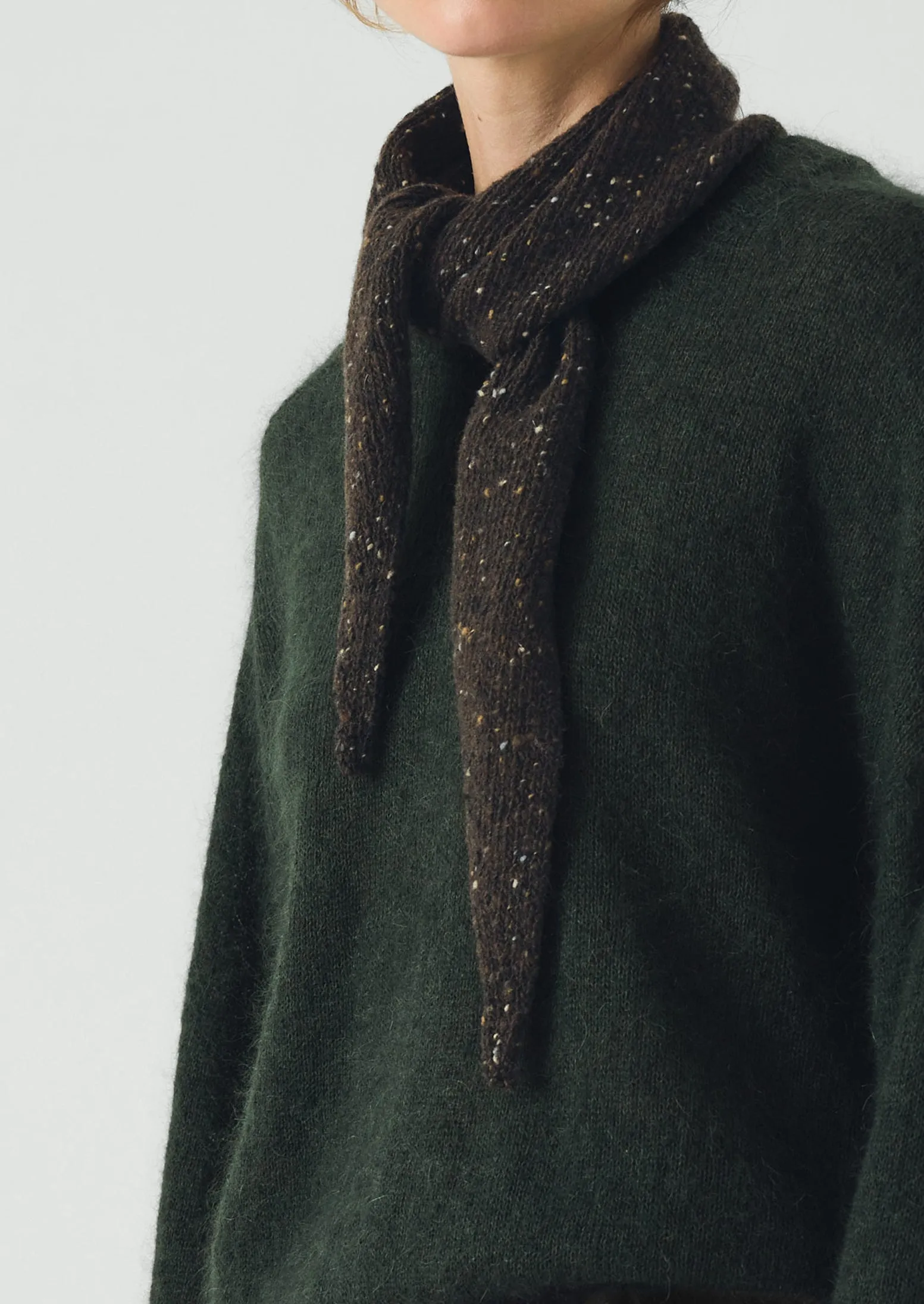 Donegal Merino Bandana | Coffee sold by TOAST product image thumbnail 2