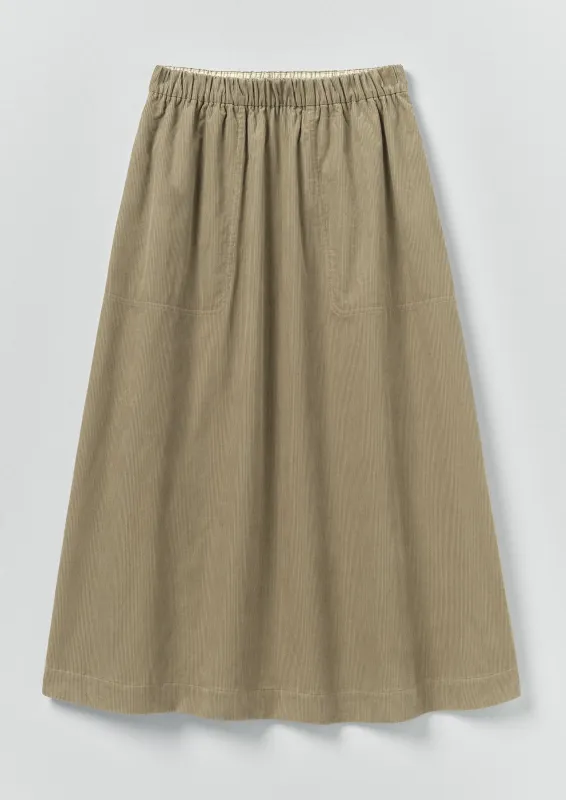 Organic Cord Pull On Skirt | Spelt sold by TOAST