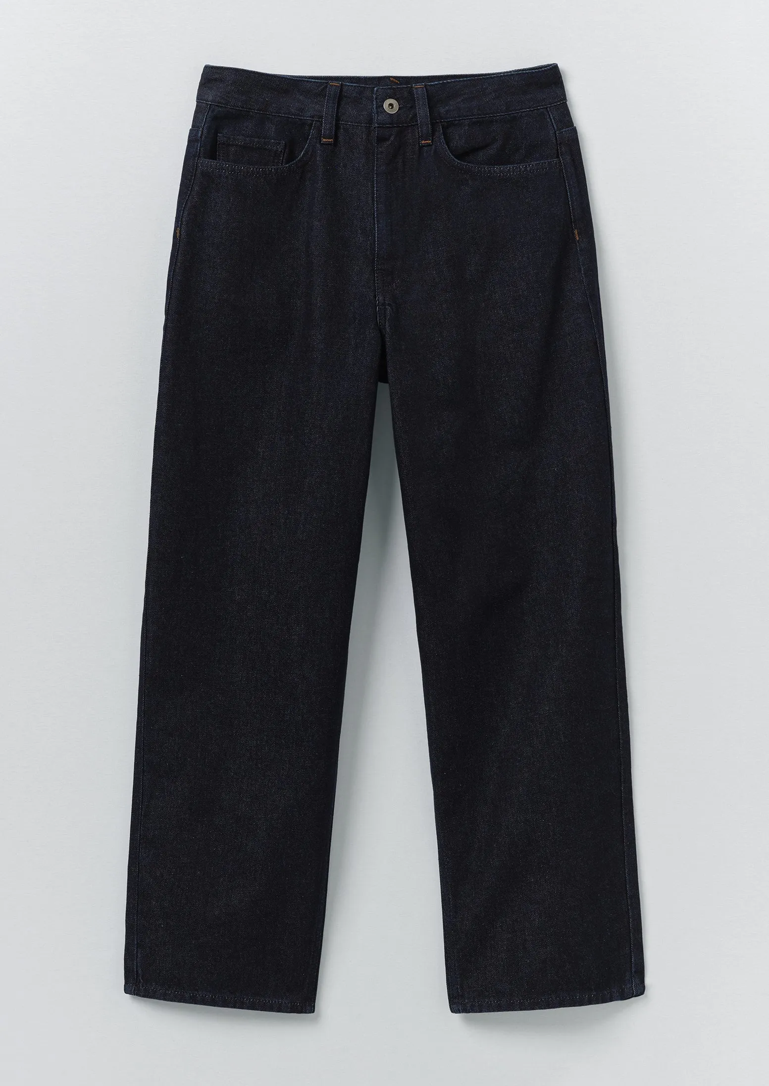 Indigo Denim Tapered Trousers | Indigo sold by TOAST product image thumbnail 5