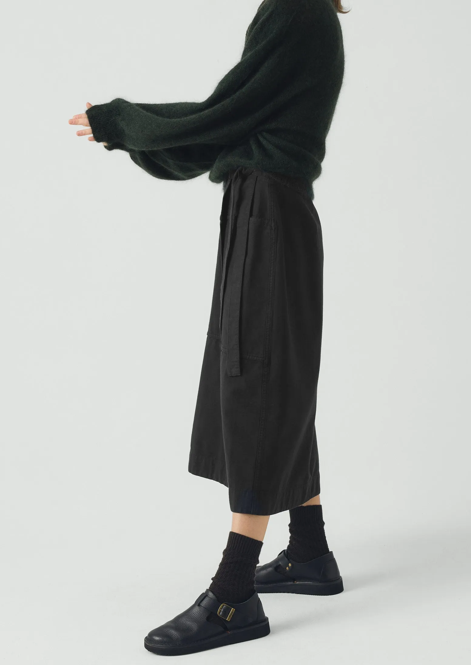 Fine Mohair Cotton Sweater | Forest Green sold by TOAST product image thumbnail 5