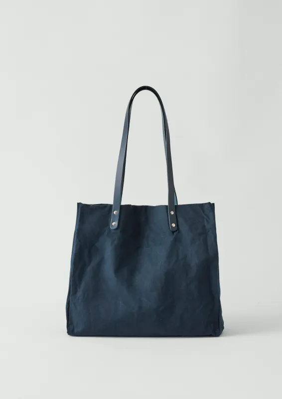 Kate Sheridan Waxed Canvas Tote | Midnight sold by TOAST