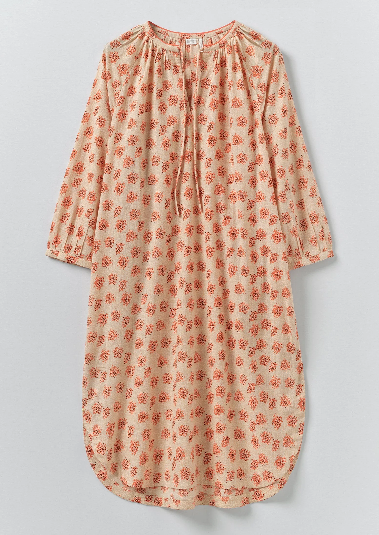 Bloom Print Cotton Nightdress | Sand/Multi sold by TOAST