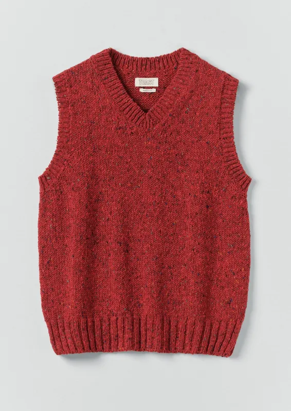 Donegal Wool Knitted Tank | Hawthorn sold by TOAST